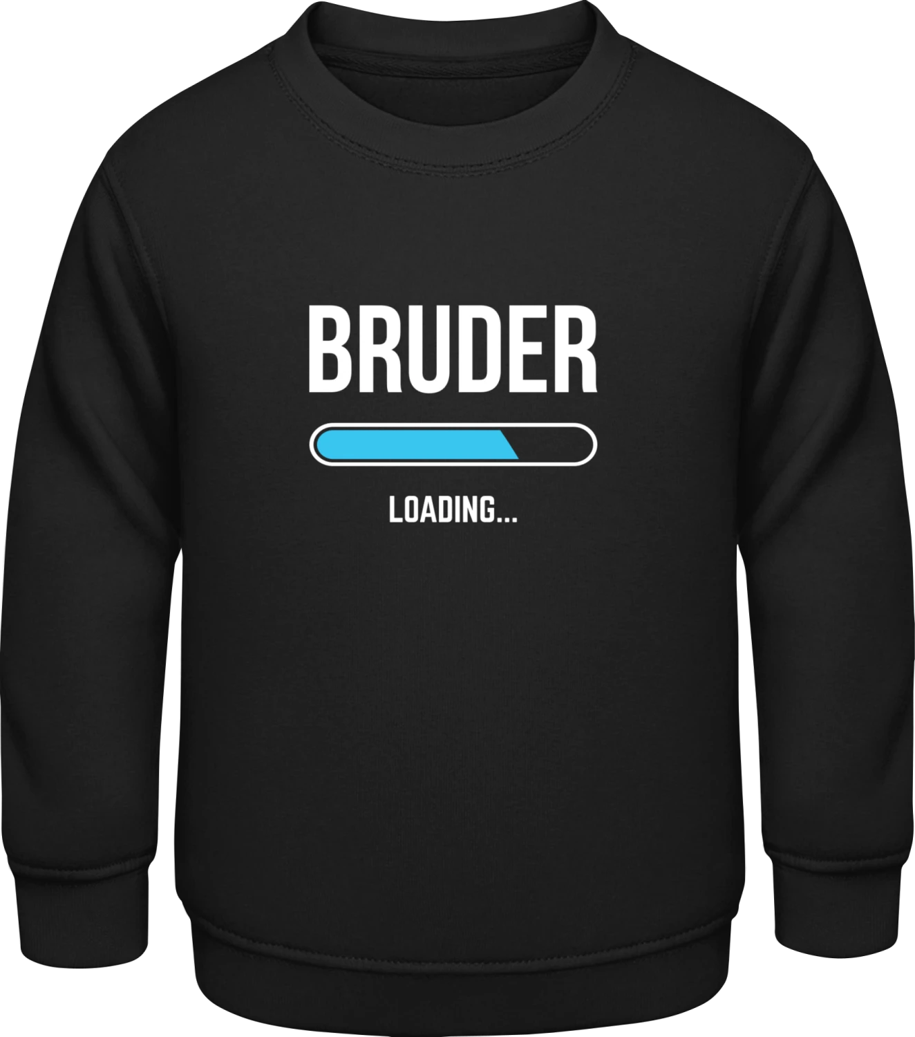 Loading Bruder - Black AWDis Sweat kids - Front