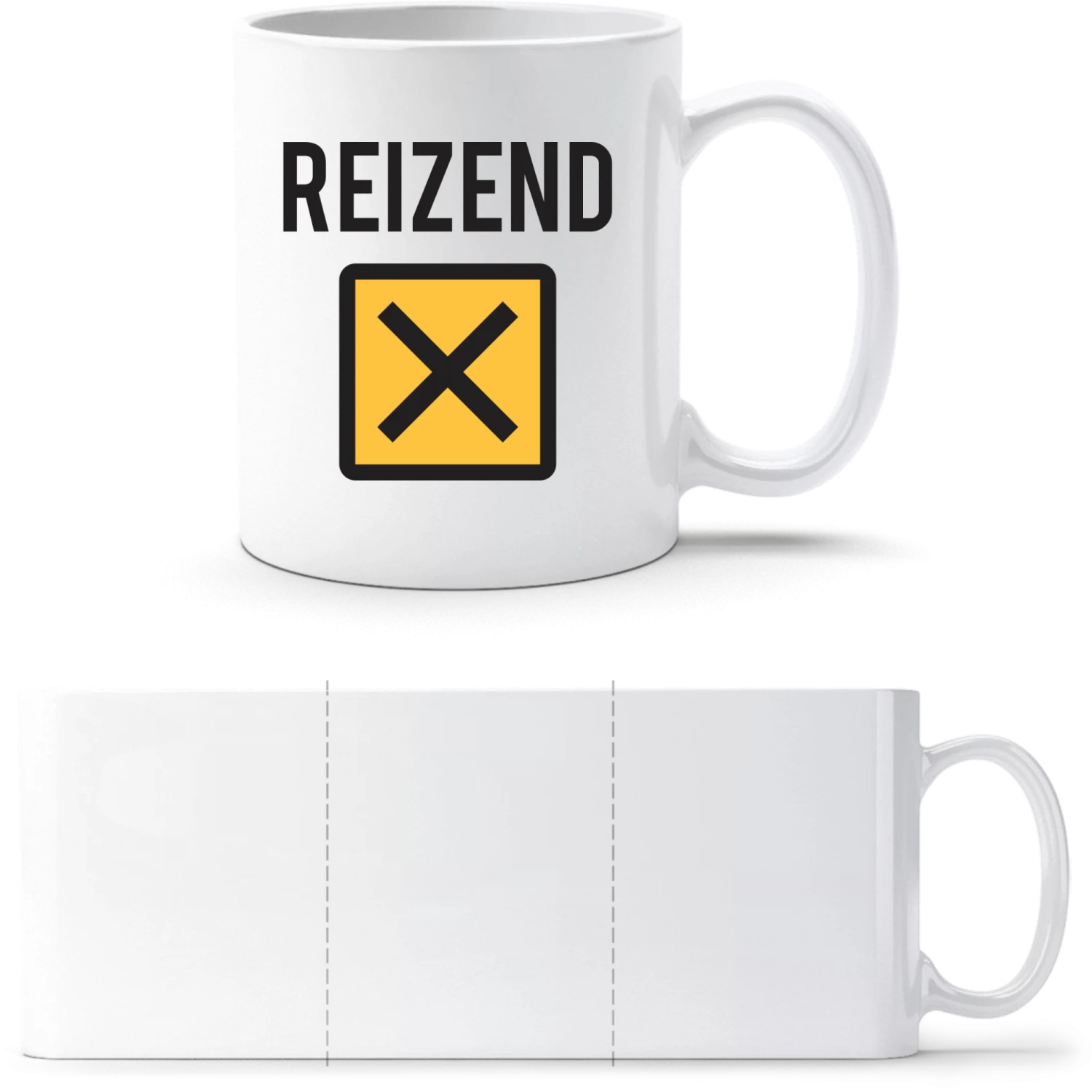 Reizend Warnzeichen - White White mug - front