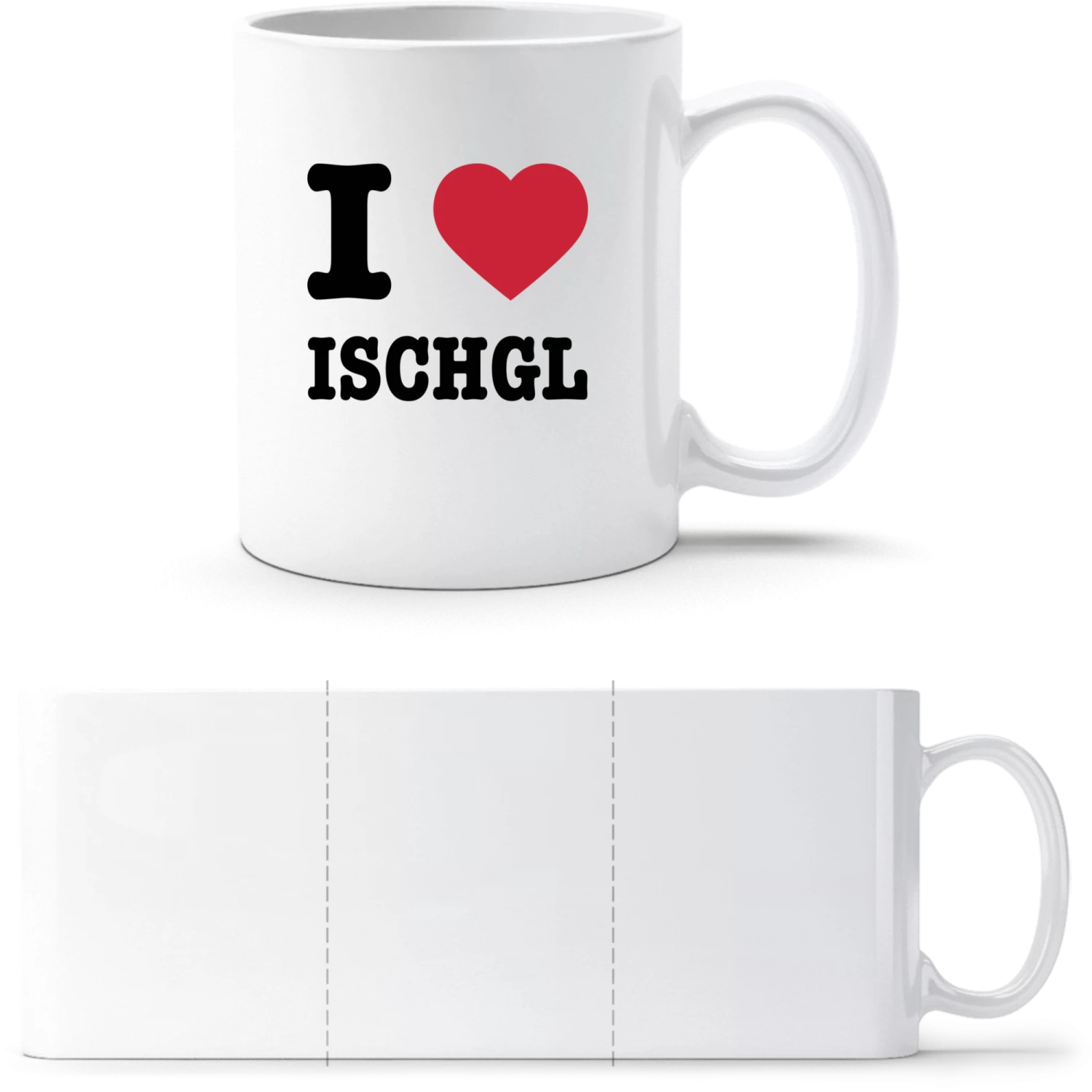 I Love Ischgl - White White mug - front