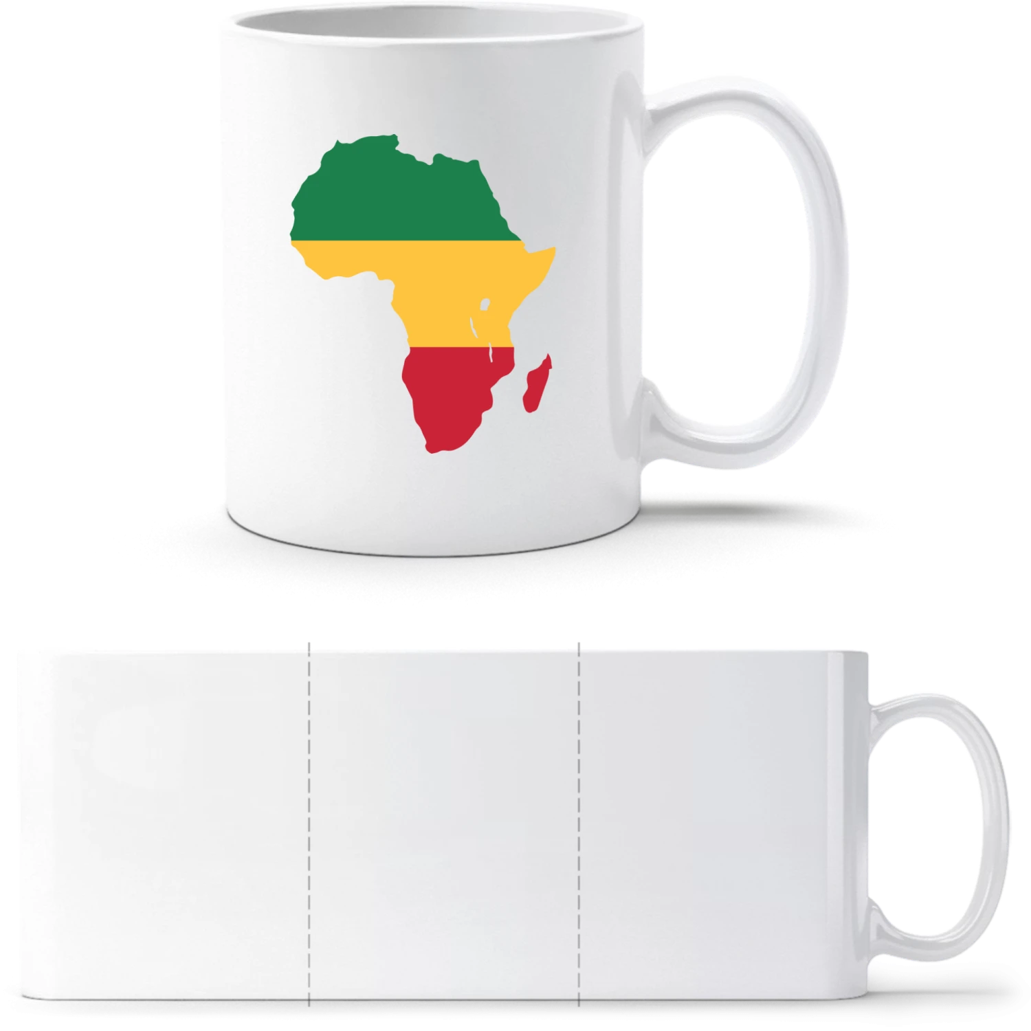 Africa - White White mug - front