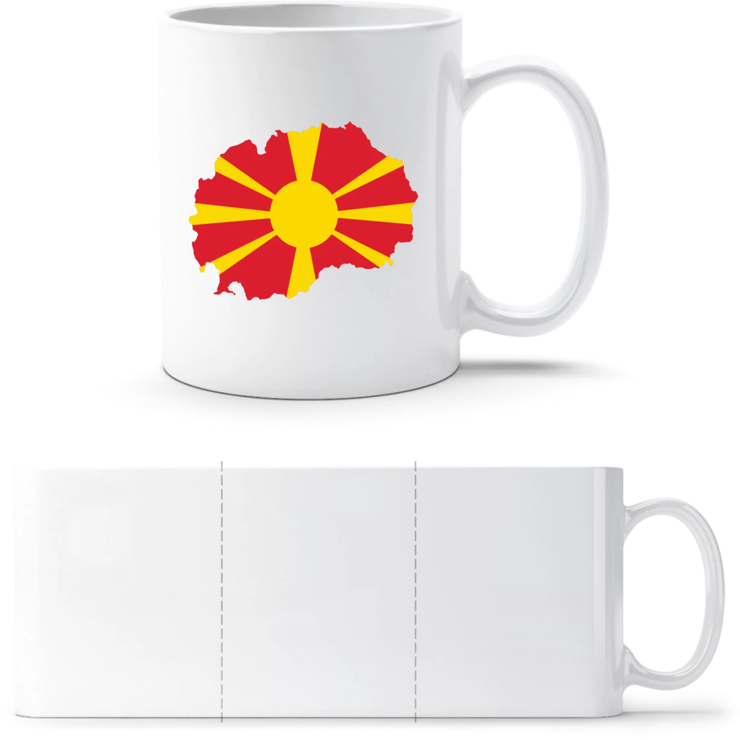 Macedonia - White White mug - front
