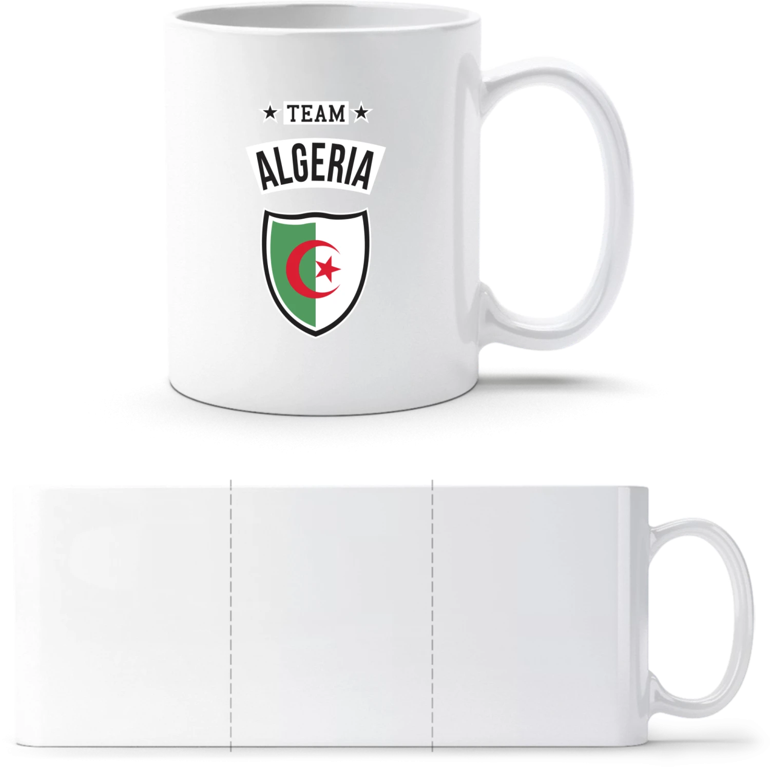 Team Algeria - White White mug - front