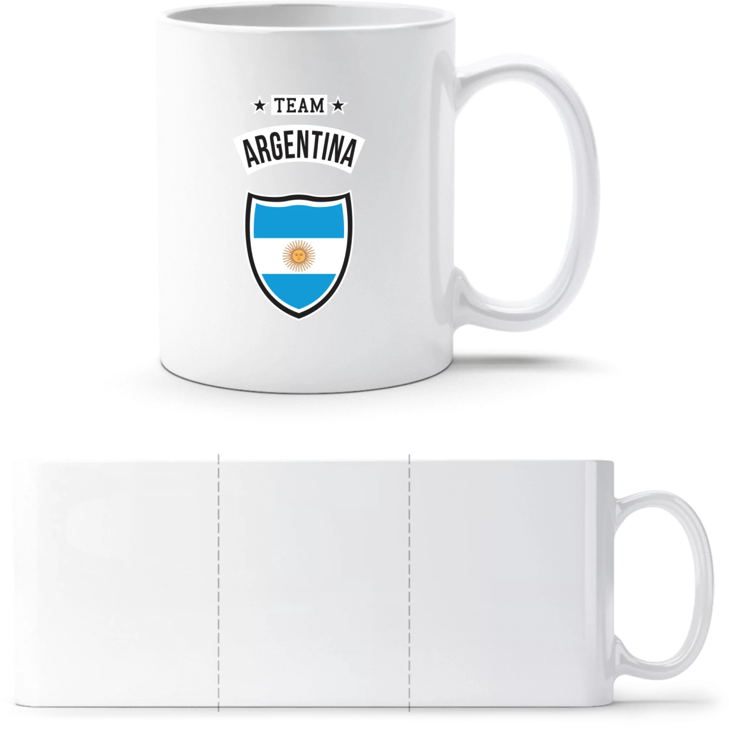Team Argentina - White White mug - front