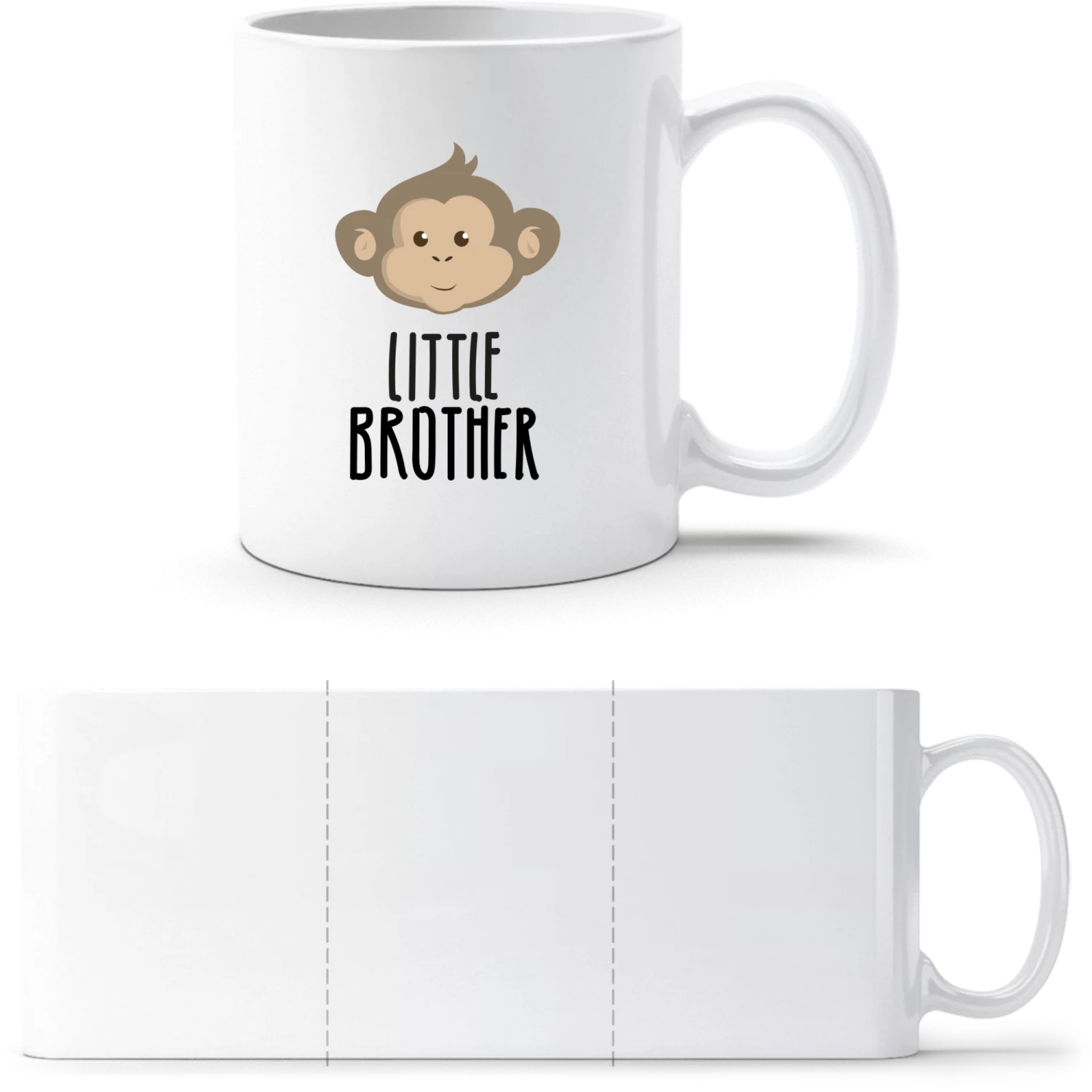 Turtle Tribal - White White mug - front