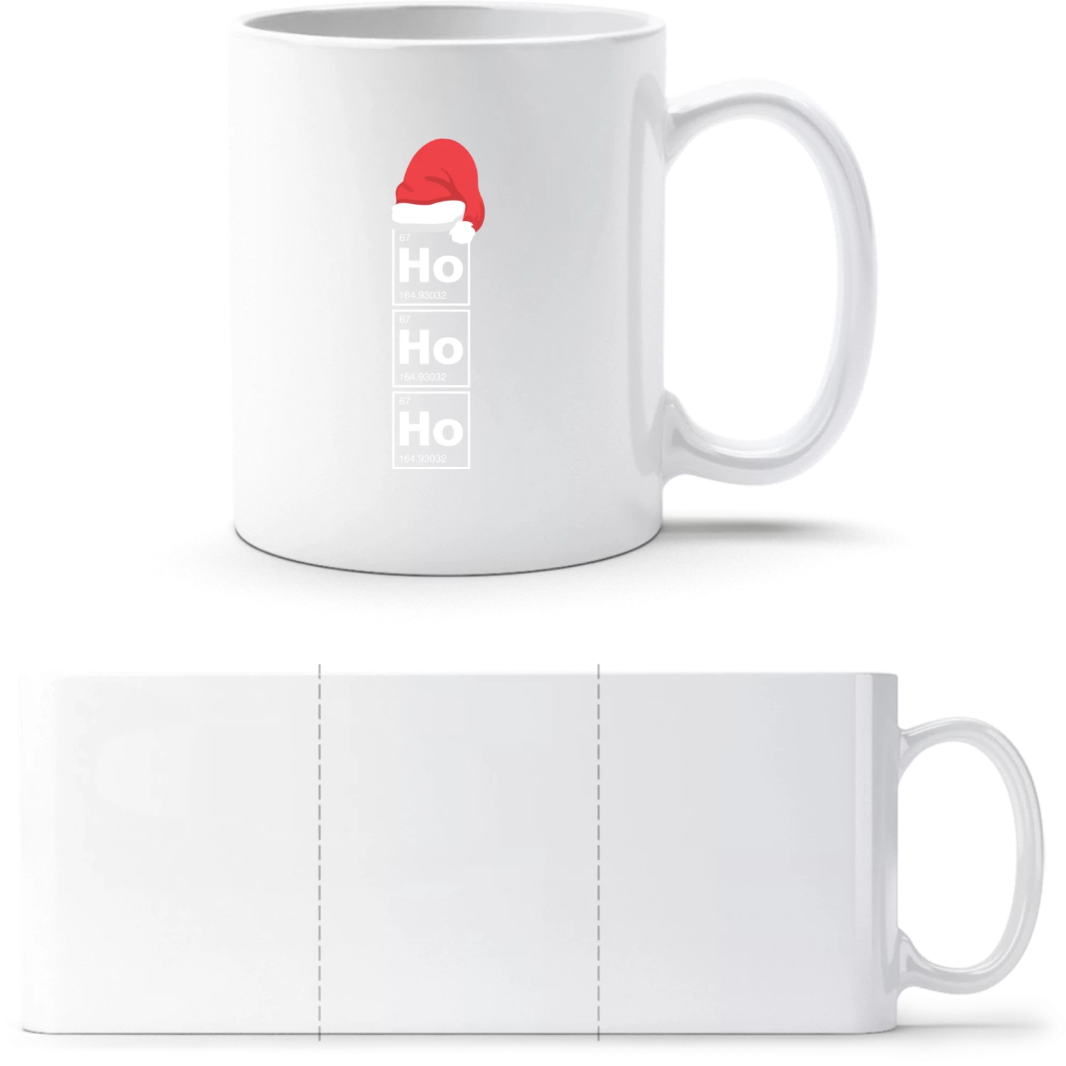 Ho Ho Ho - White White mug - front