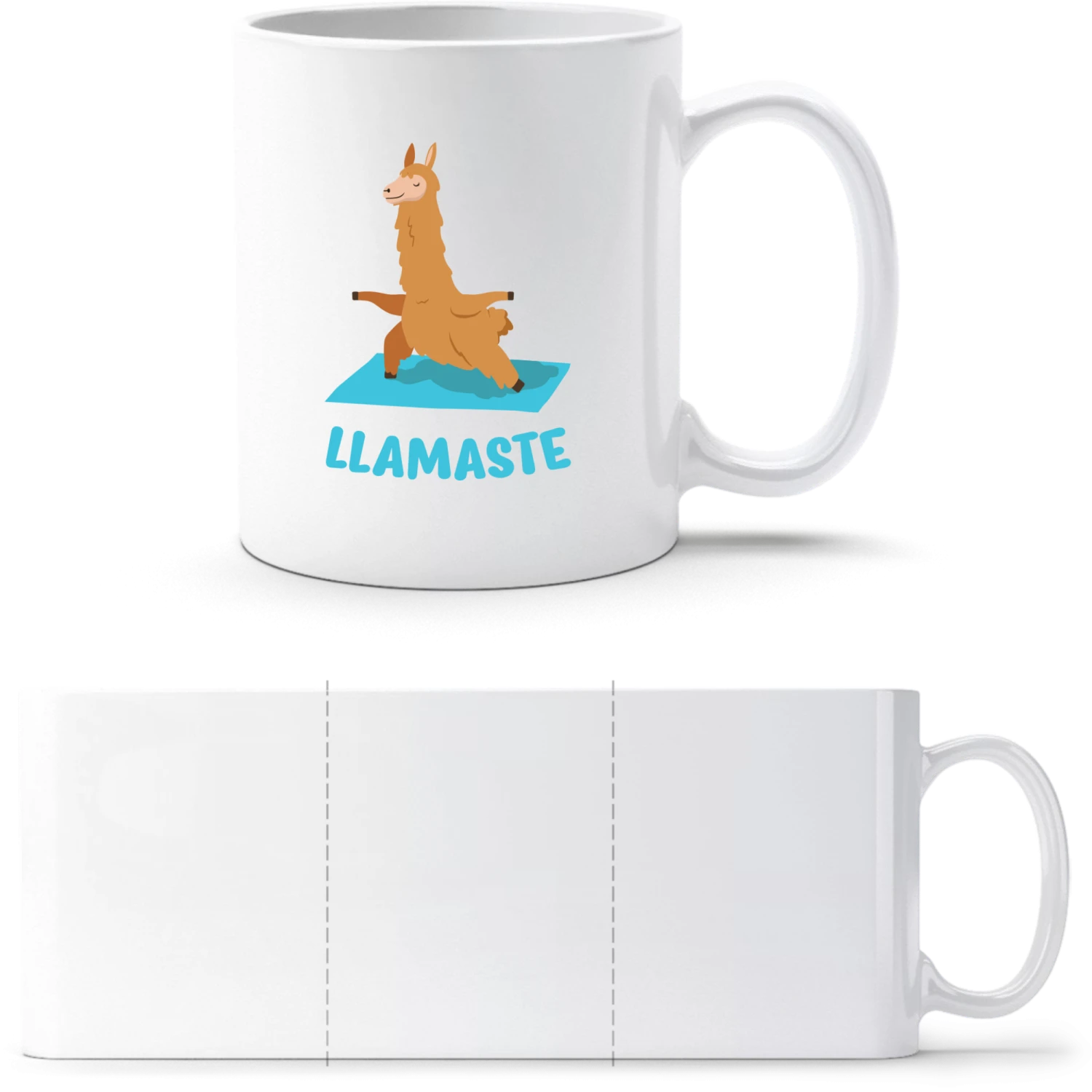 Llamaste - White White mug - front