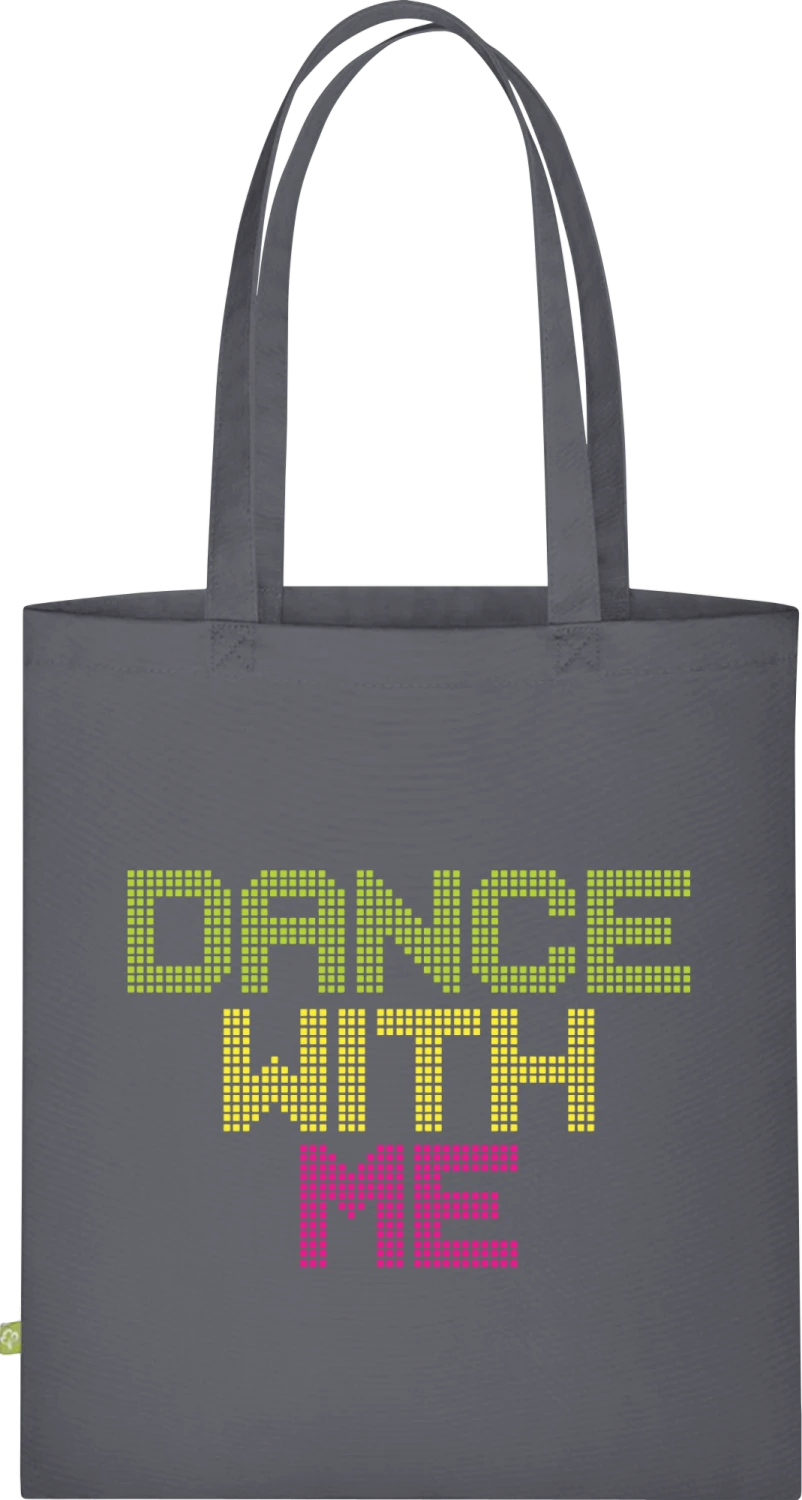 Dance With Me - Graphite Grey Organic Bag for Life - Front
