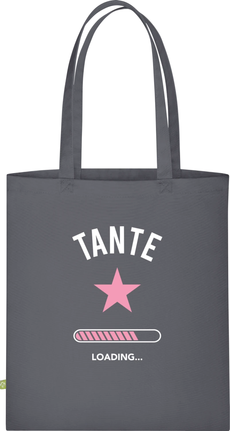 Werdende Tante Loading - Graphite Grey Organic Bag for Life - Front
