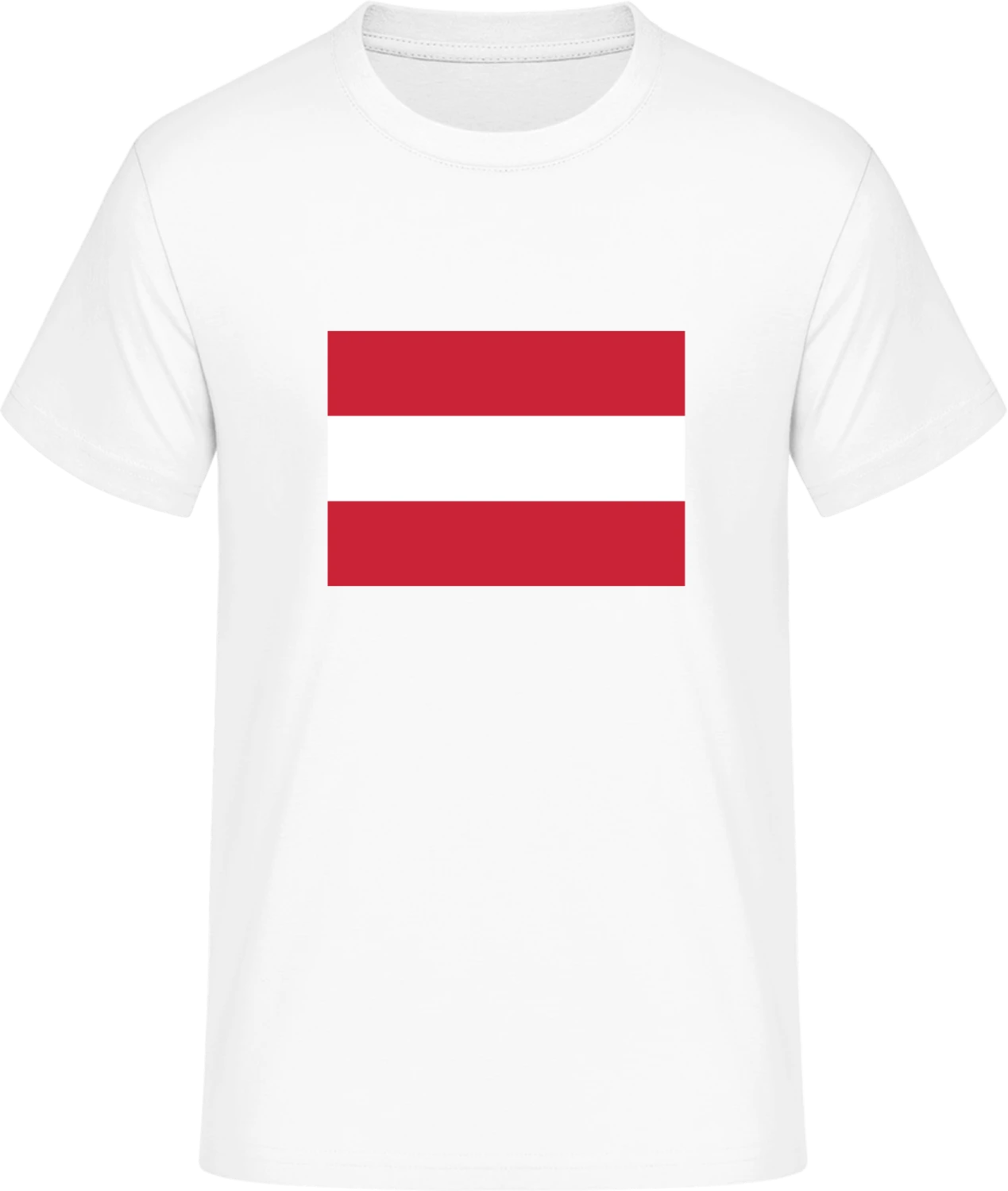 Austria Flag - Front_Weiß