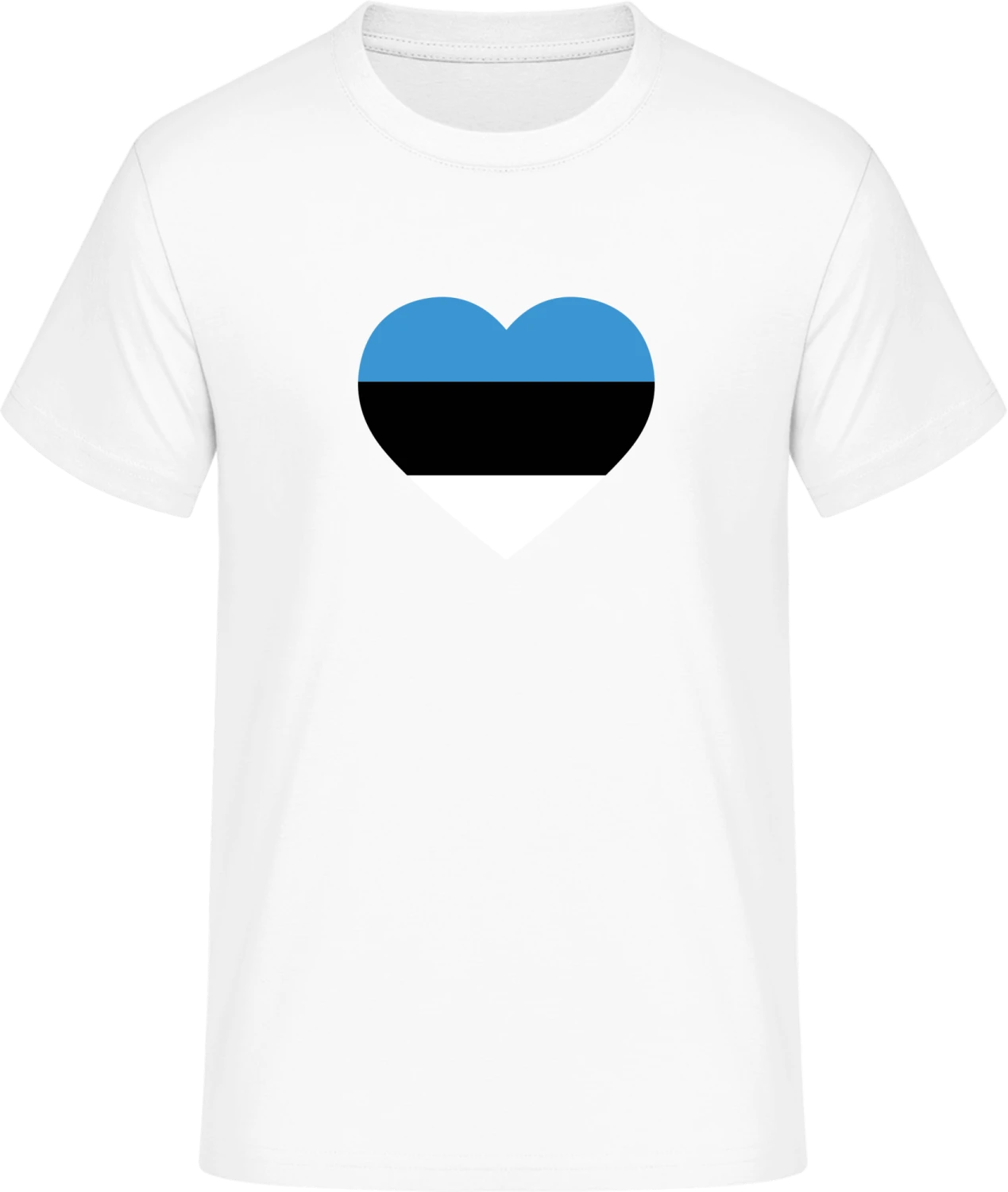 Estonia Heart - Front_Weiß