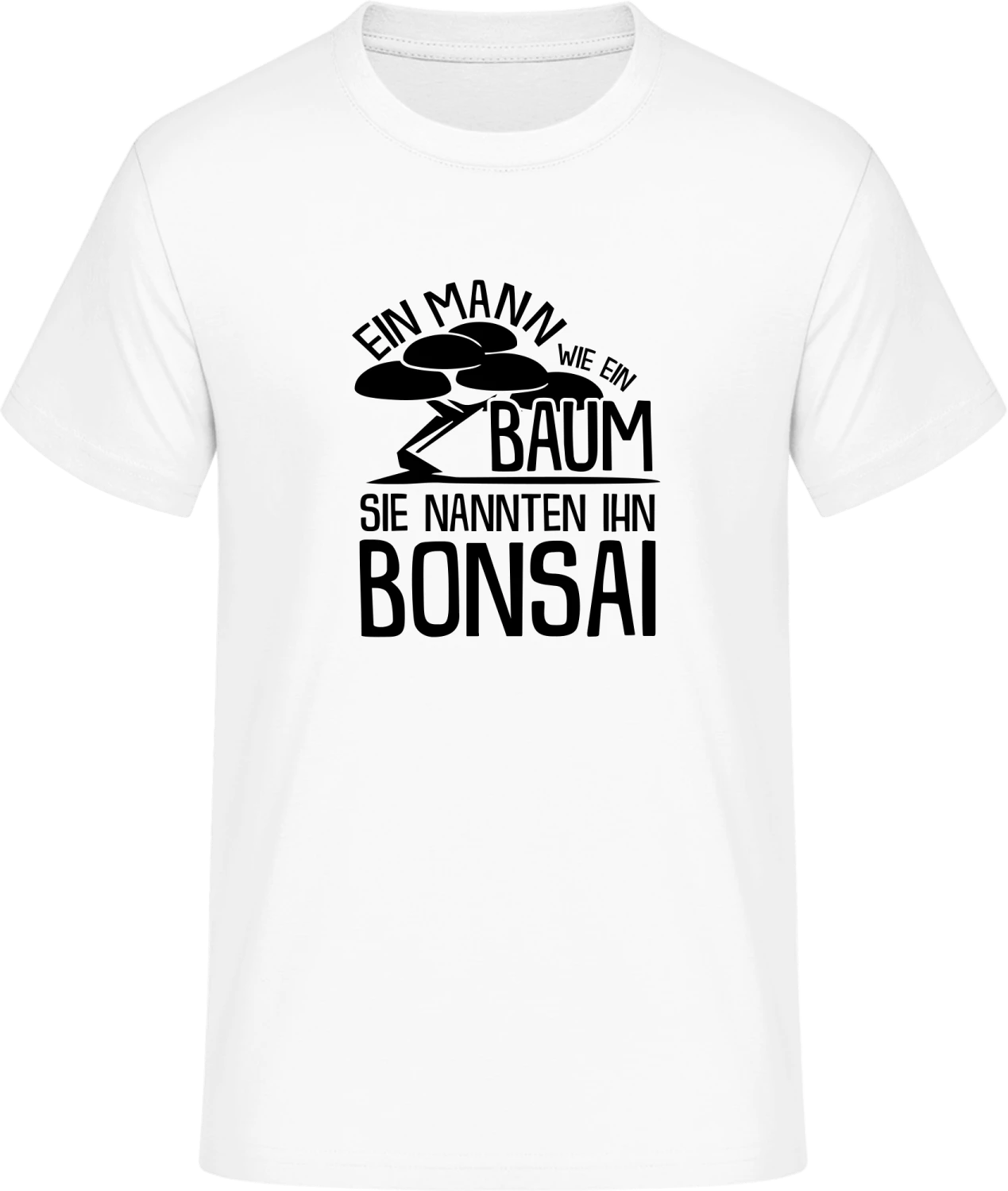 Ein Mann wie ein Baum - Bonzsai - Front_Weiß