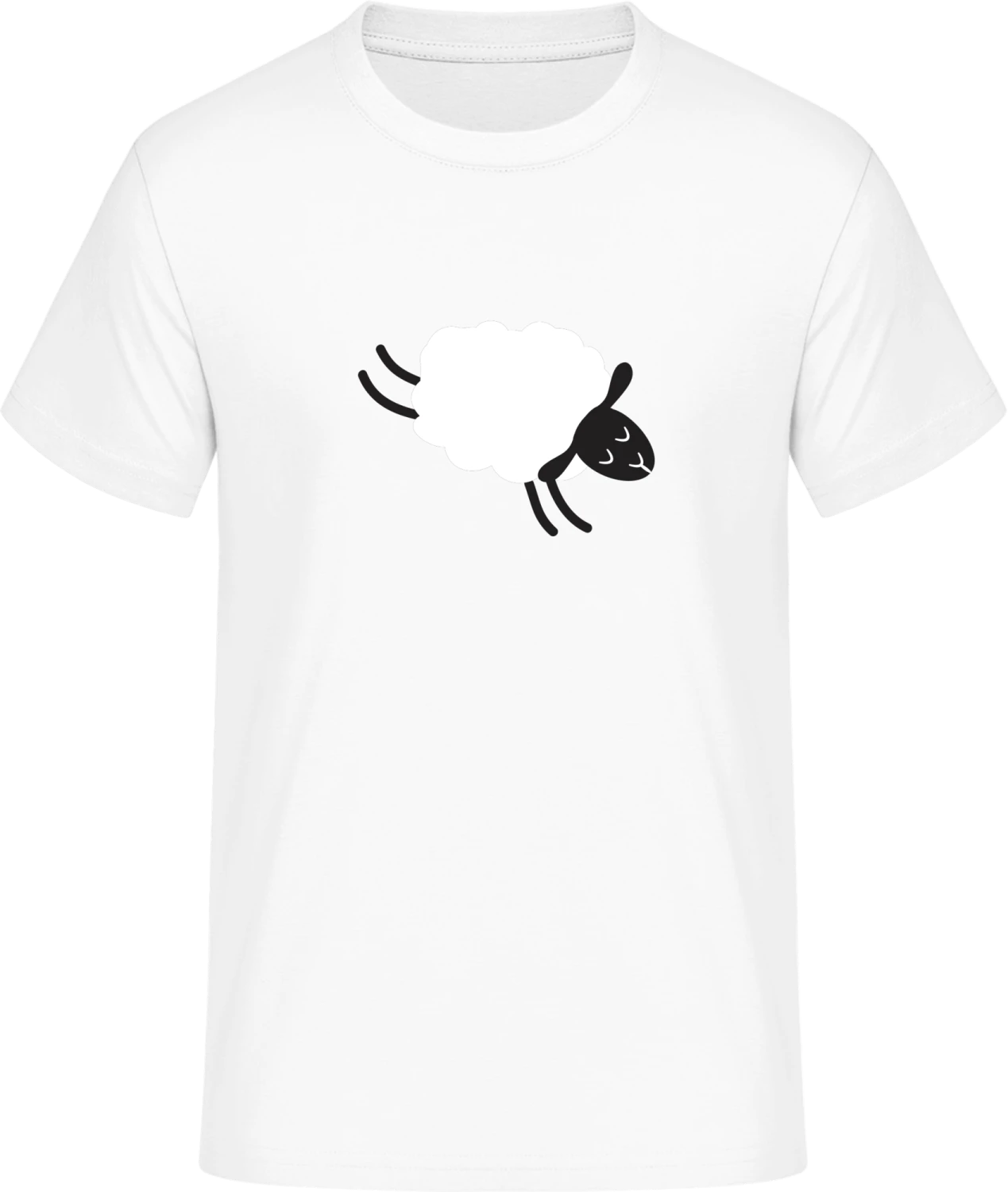 Jumping Sheep - Front_Weiß