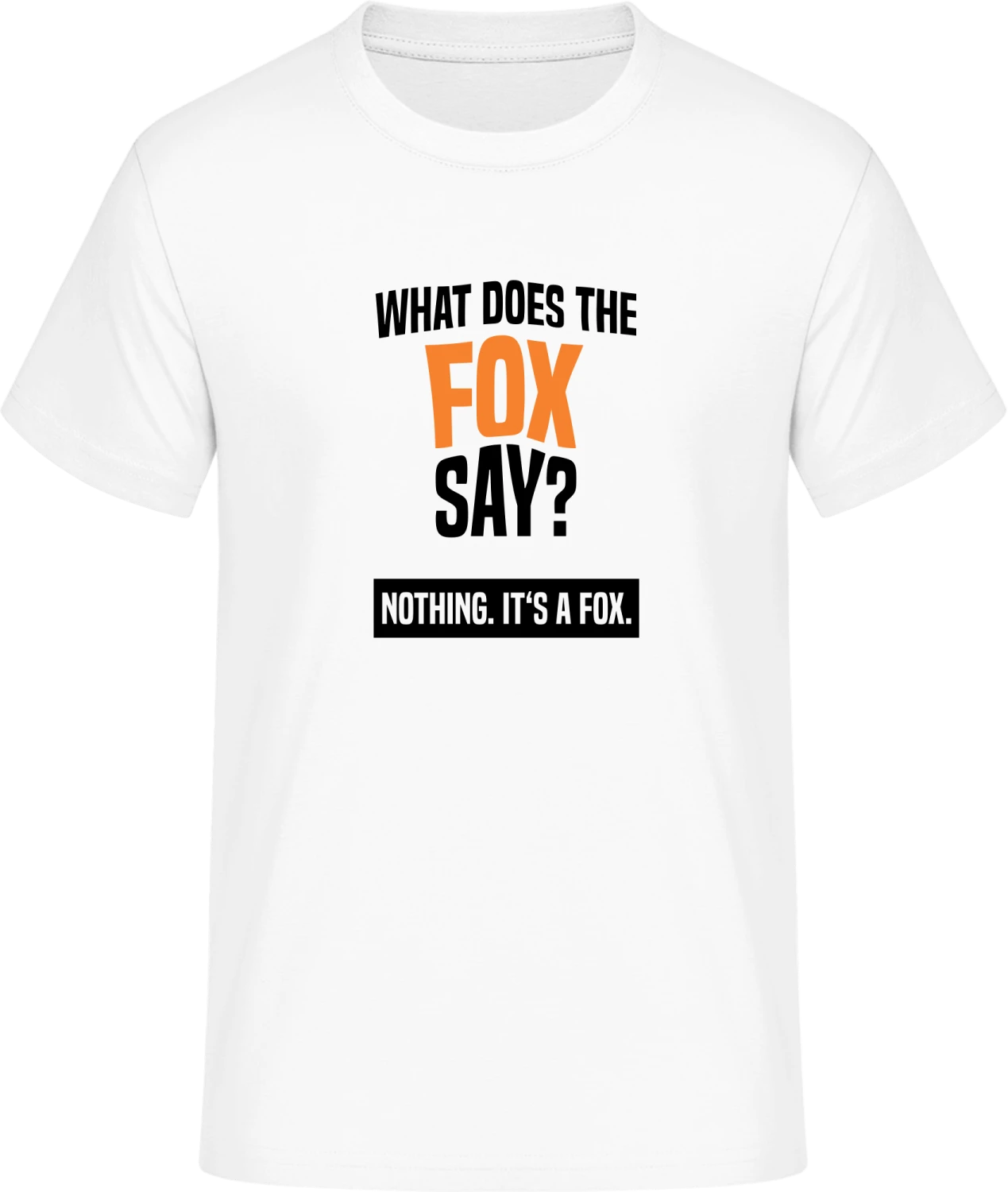Fox Says Nothing - Front_Weiß