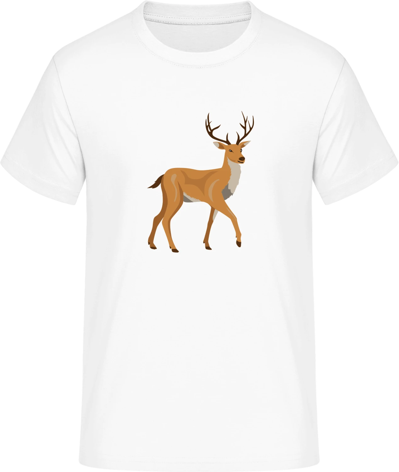 Curious Deer - Front_Weiß