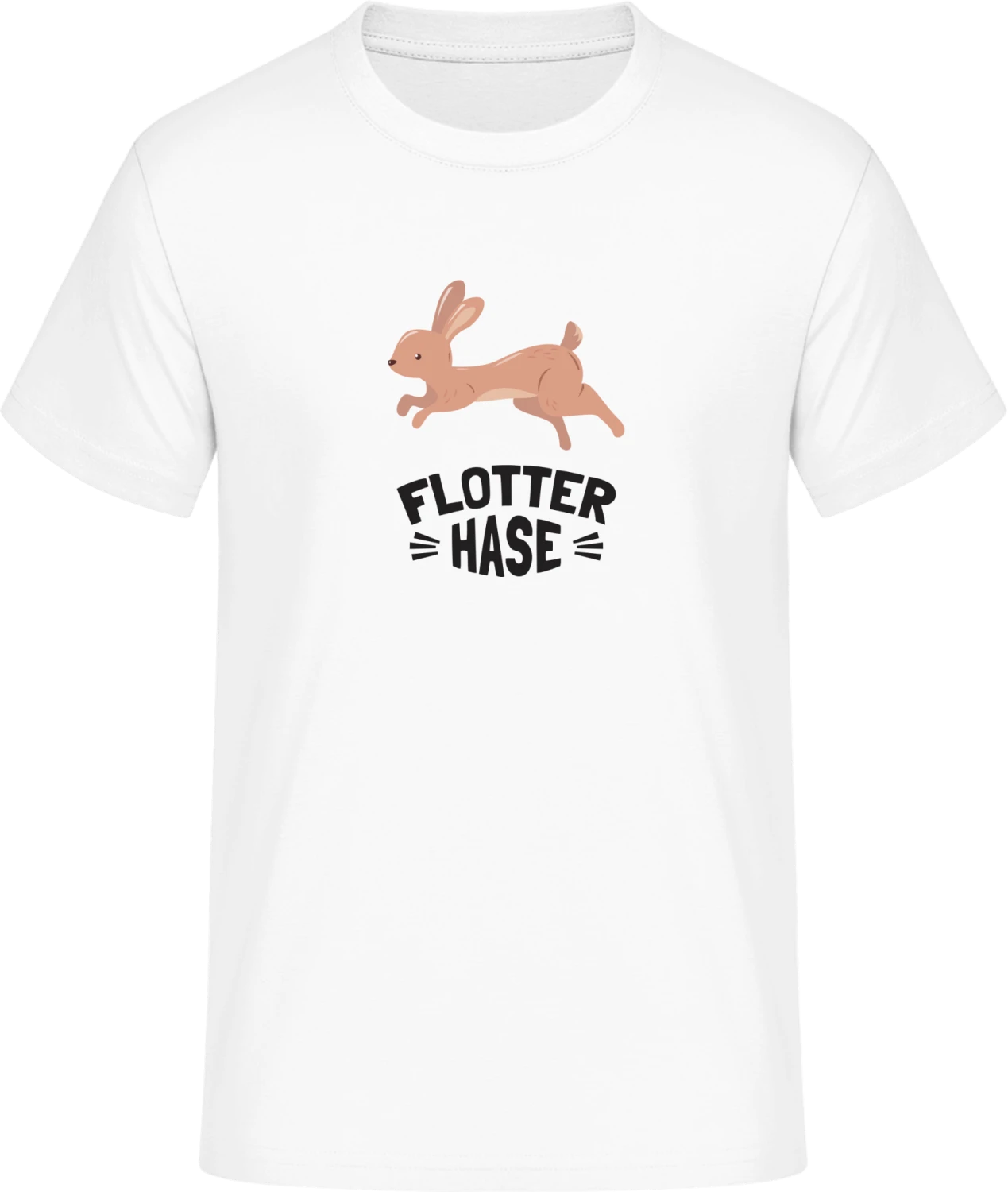 Flotter Hase Logo - Front_Weiß