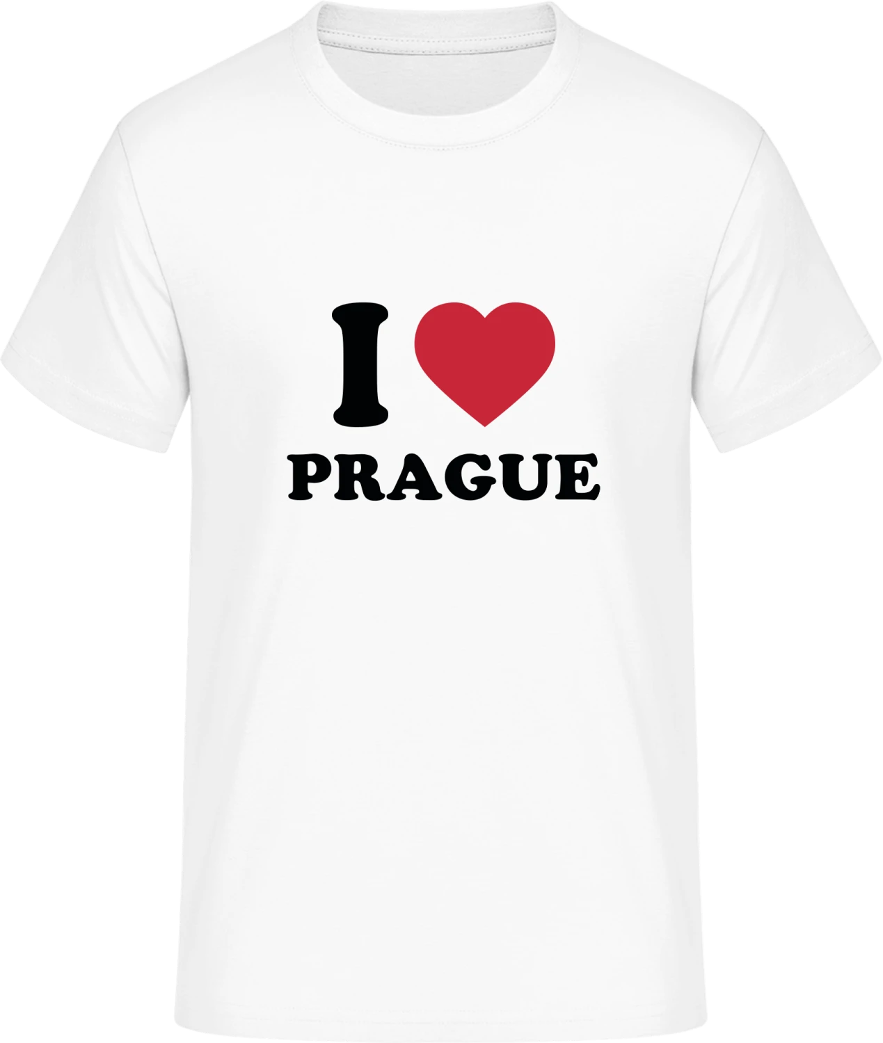 I Love Prague - Front_Weiß