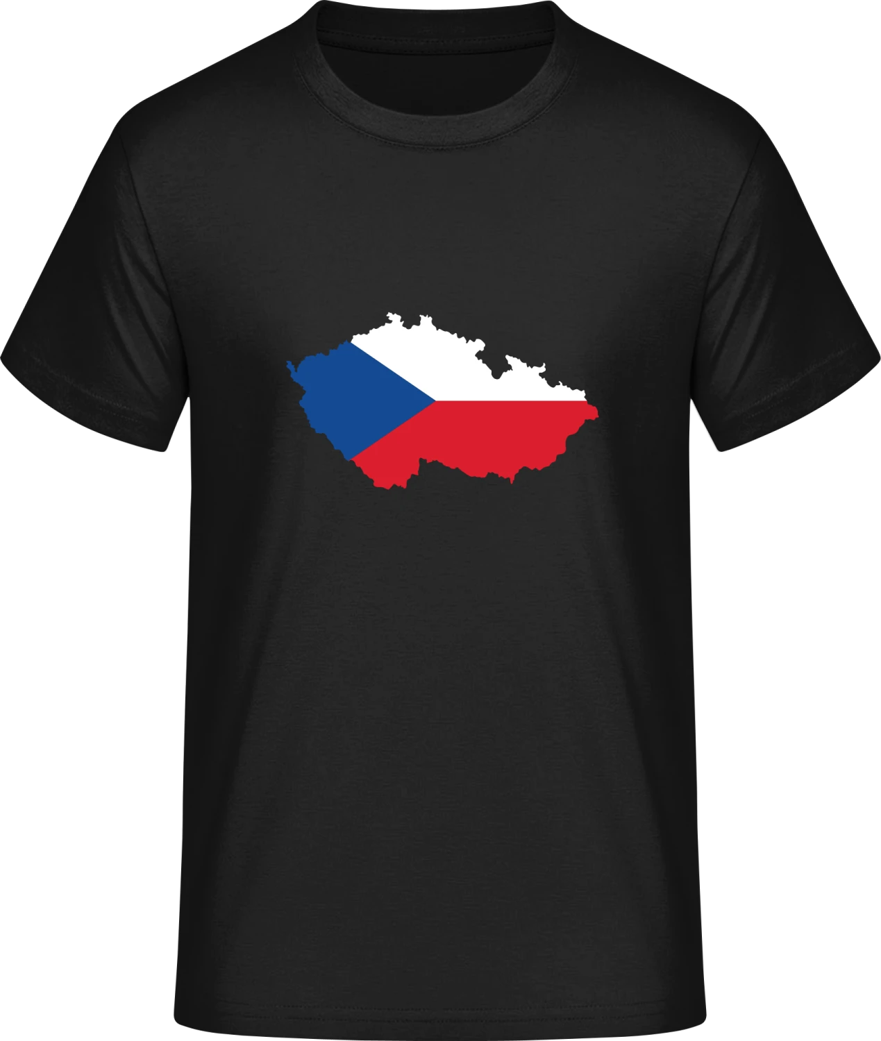 Czech Republic Map - Front_Schwarz