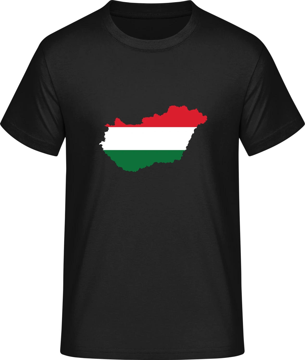 Hungary Map - Front_Schwarz