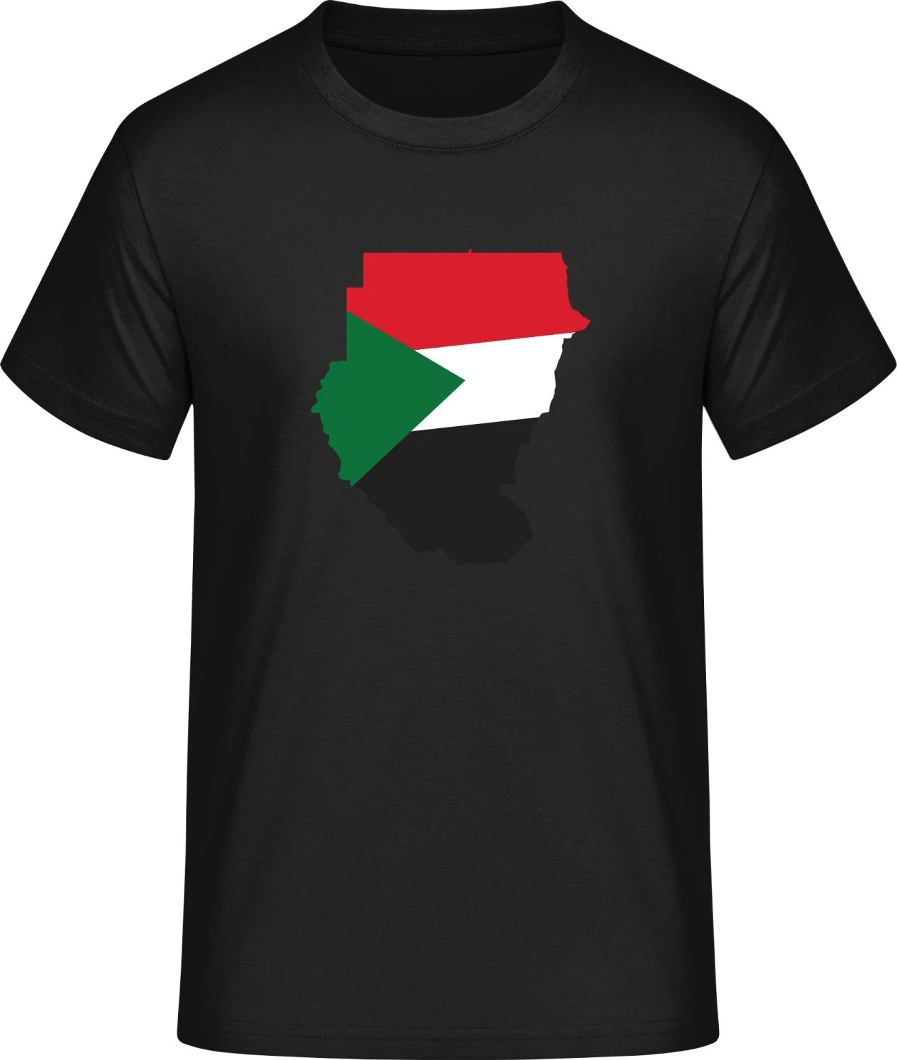 Sudan Map - Front_Schwarz