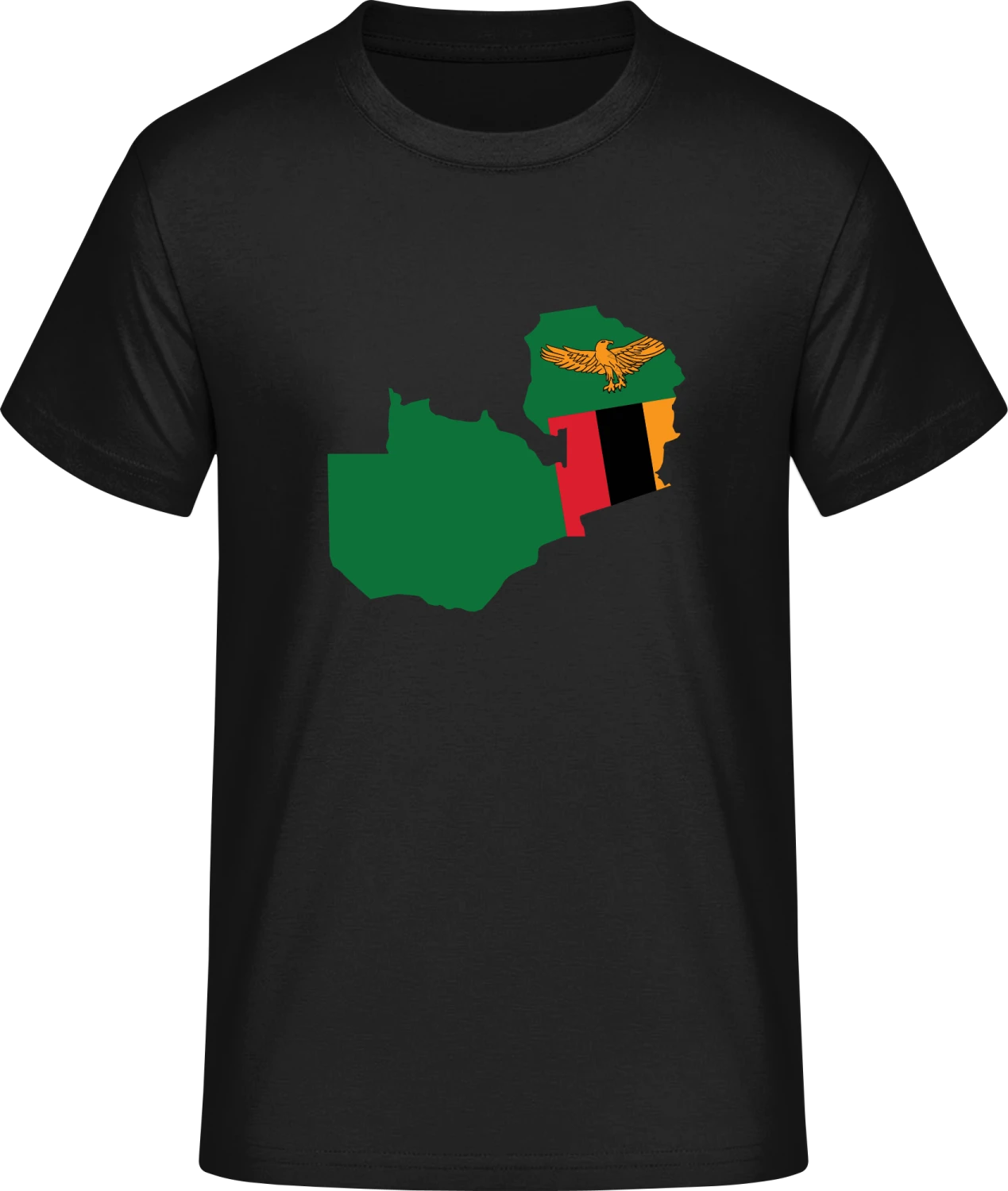 Sambia Map - Front_Schwarz