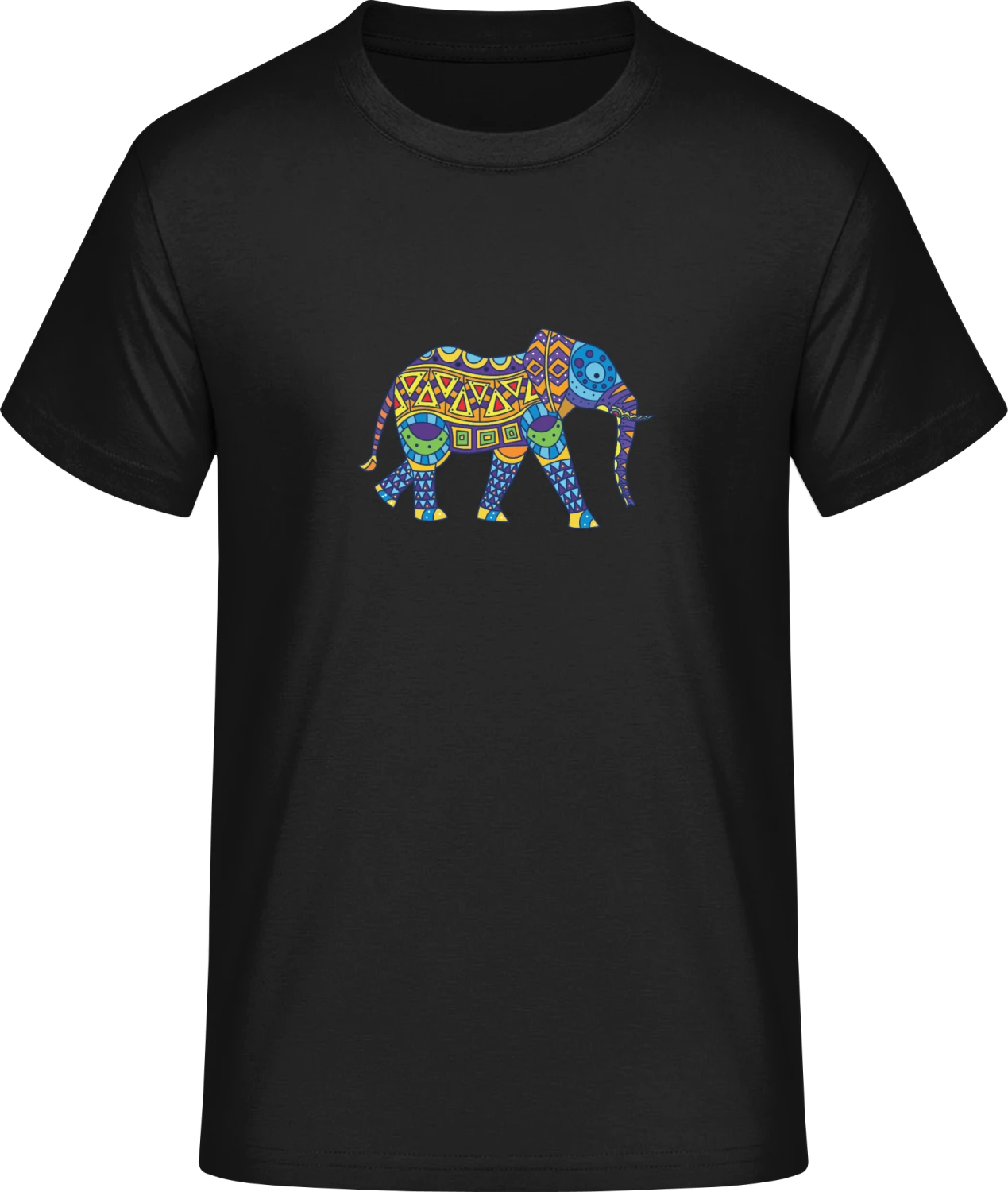 Stylish Indian Elephant - Front_Schwarz