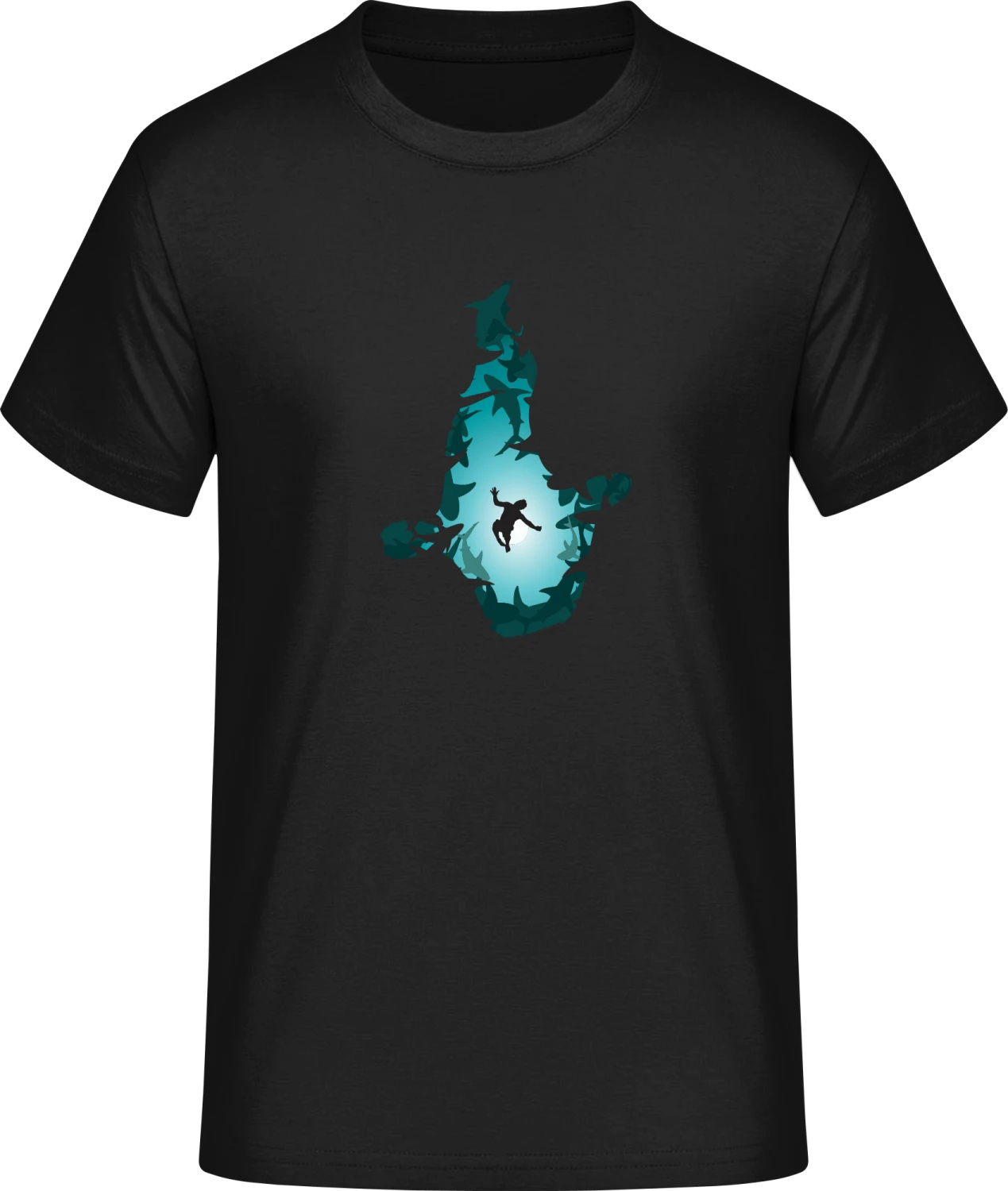 Sharks And Diver - Front_Schwarz