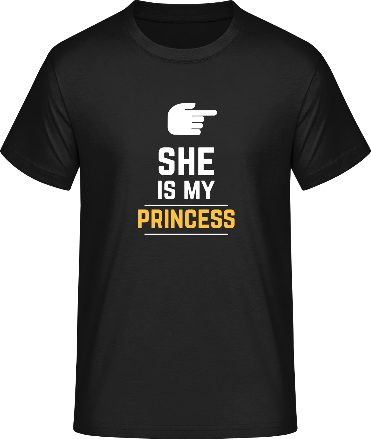 She Is My Princess - Front_Schwarz