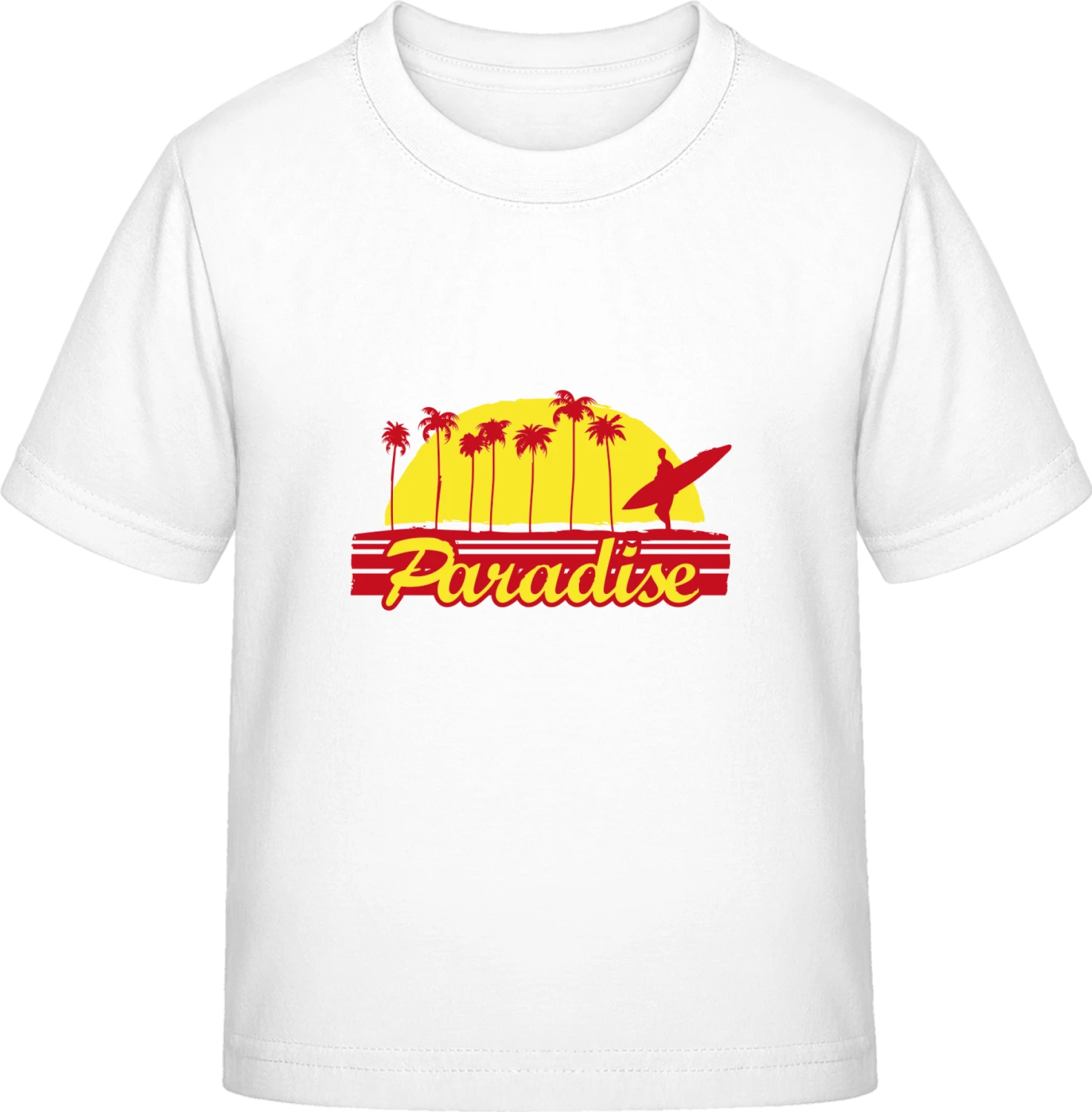 Surf Paradise - White Exact 190 Kids - Front