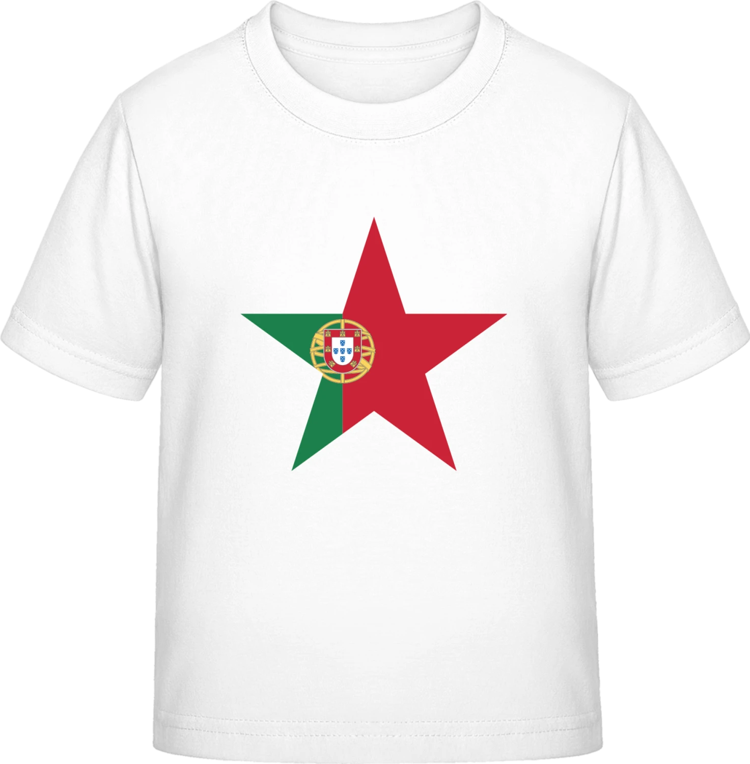 Portuguese Star - White Exact 190 Kids - Front