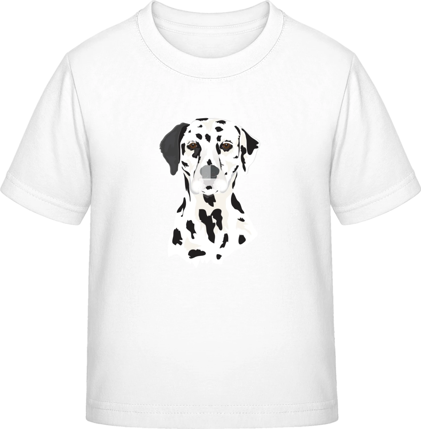 Dalmatian Head Realistic - White Exact 190 Kids - Front