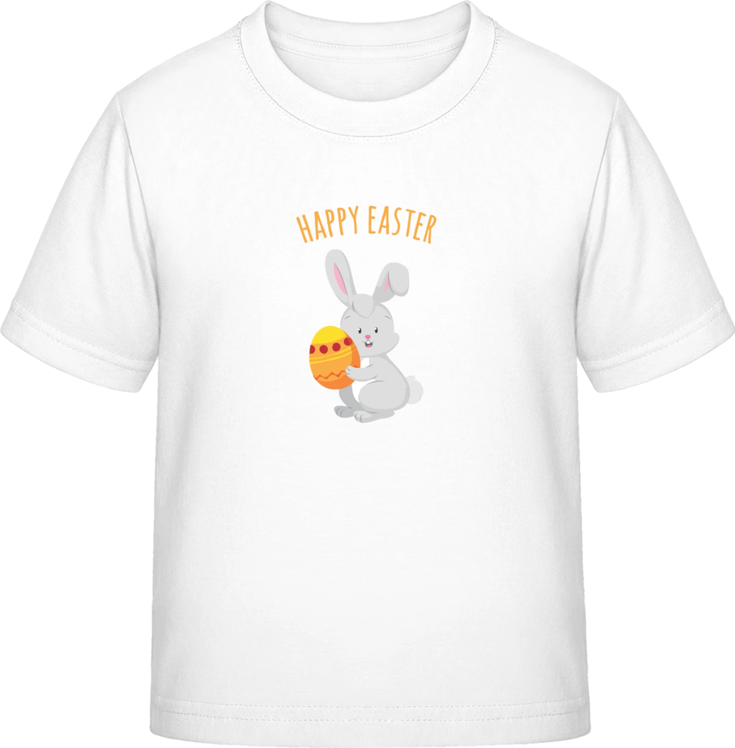 Happy Easter Bunny Egg - White Exact 190 Kids - Front