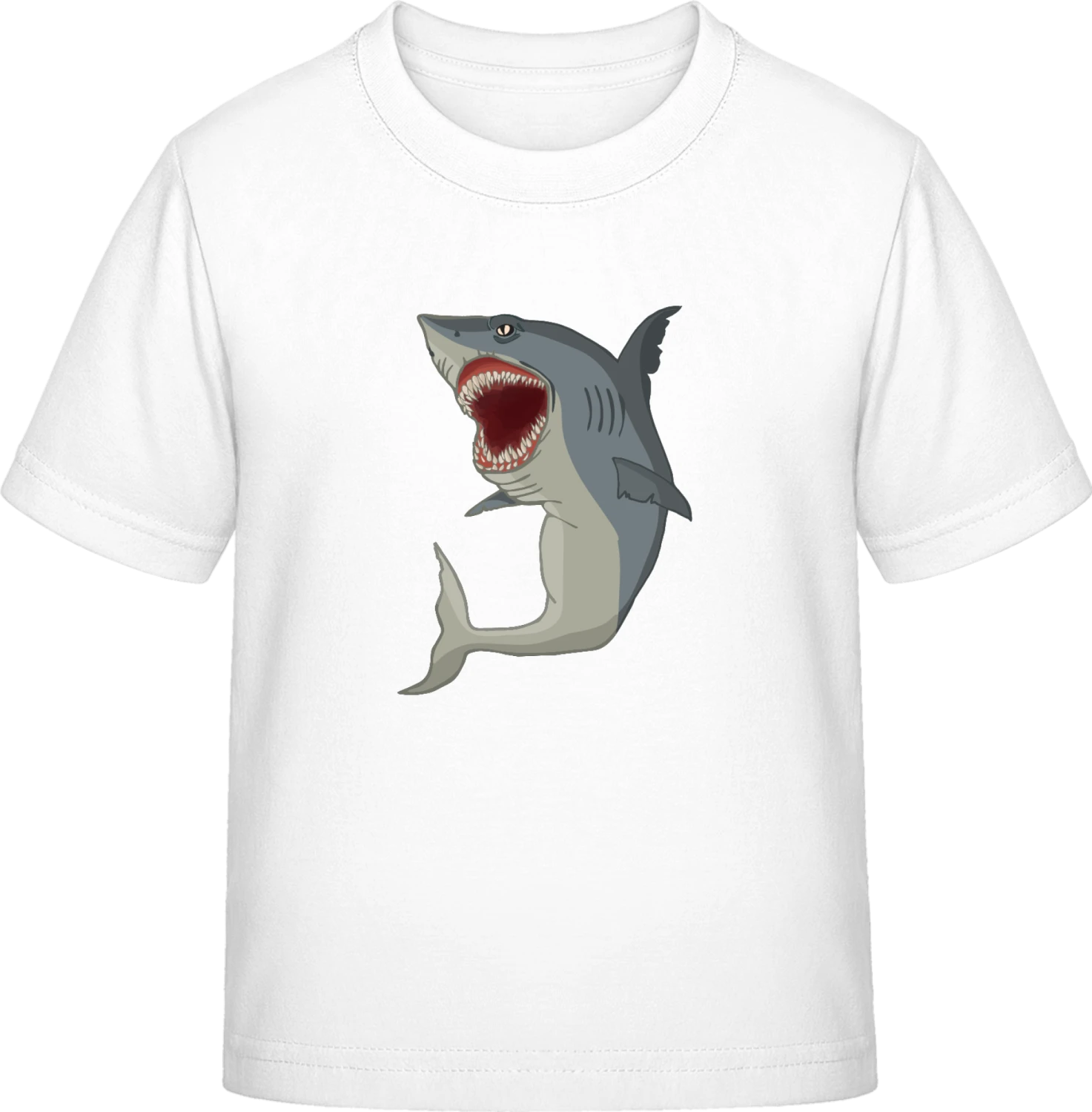 Shark Real - White Exact 190 Kids - Front