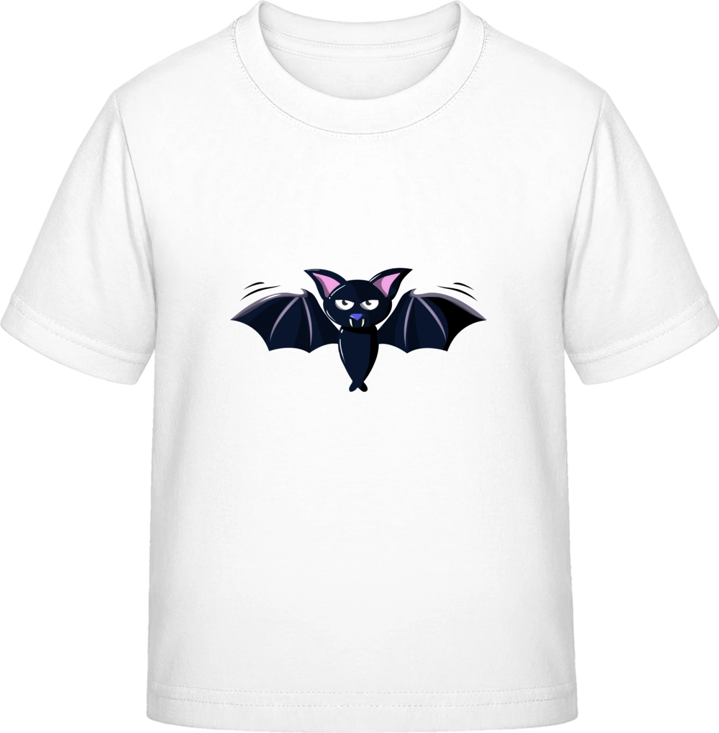 Cute Bat Comic - White Exact 190 Kids - Front