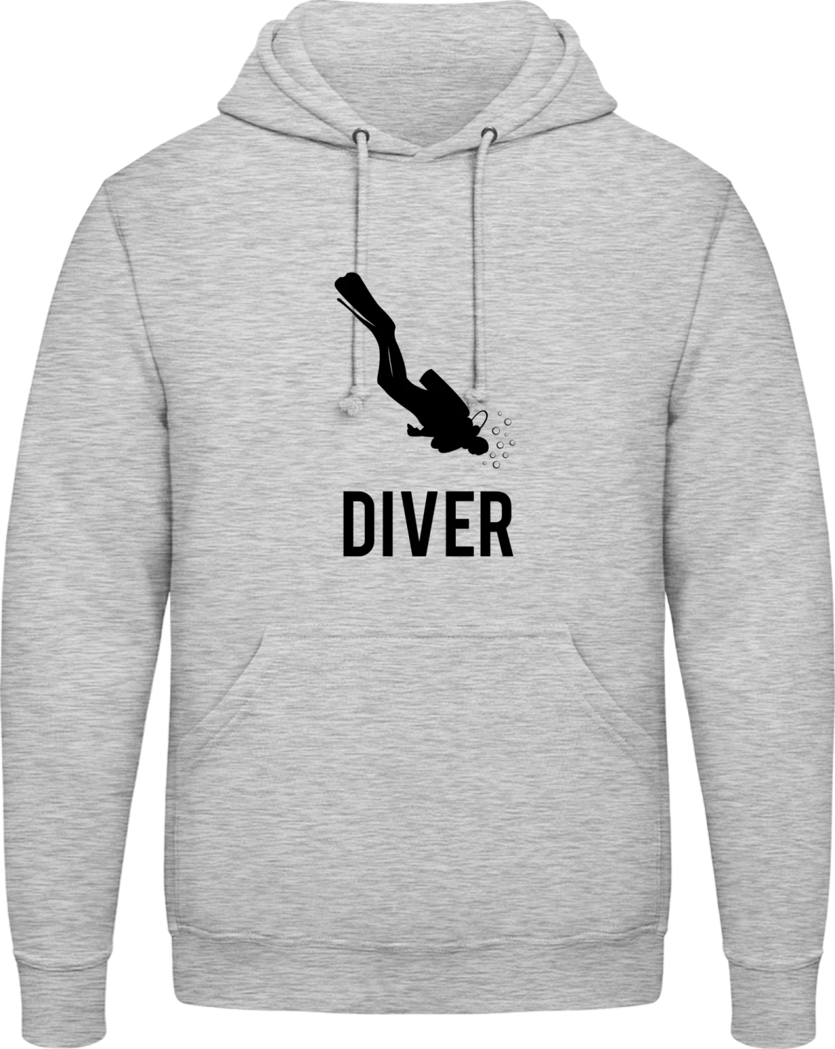 Scuba Diver - Front_Heather Grey