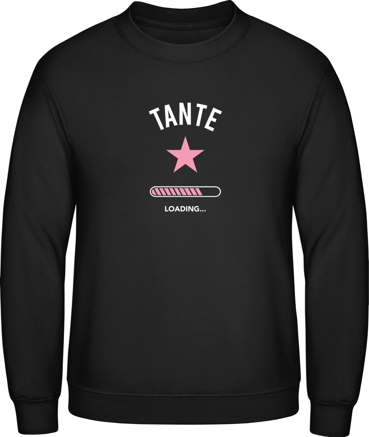 Werdende Tante Loading - Black AWDis sweatshirt Men - Front