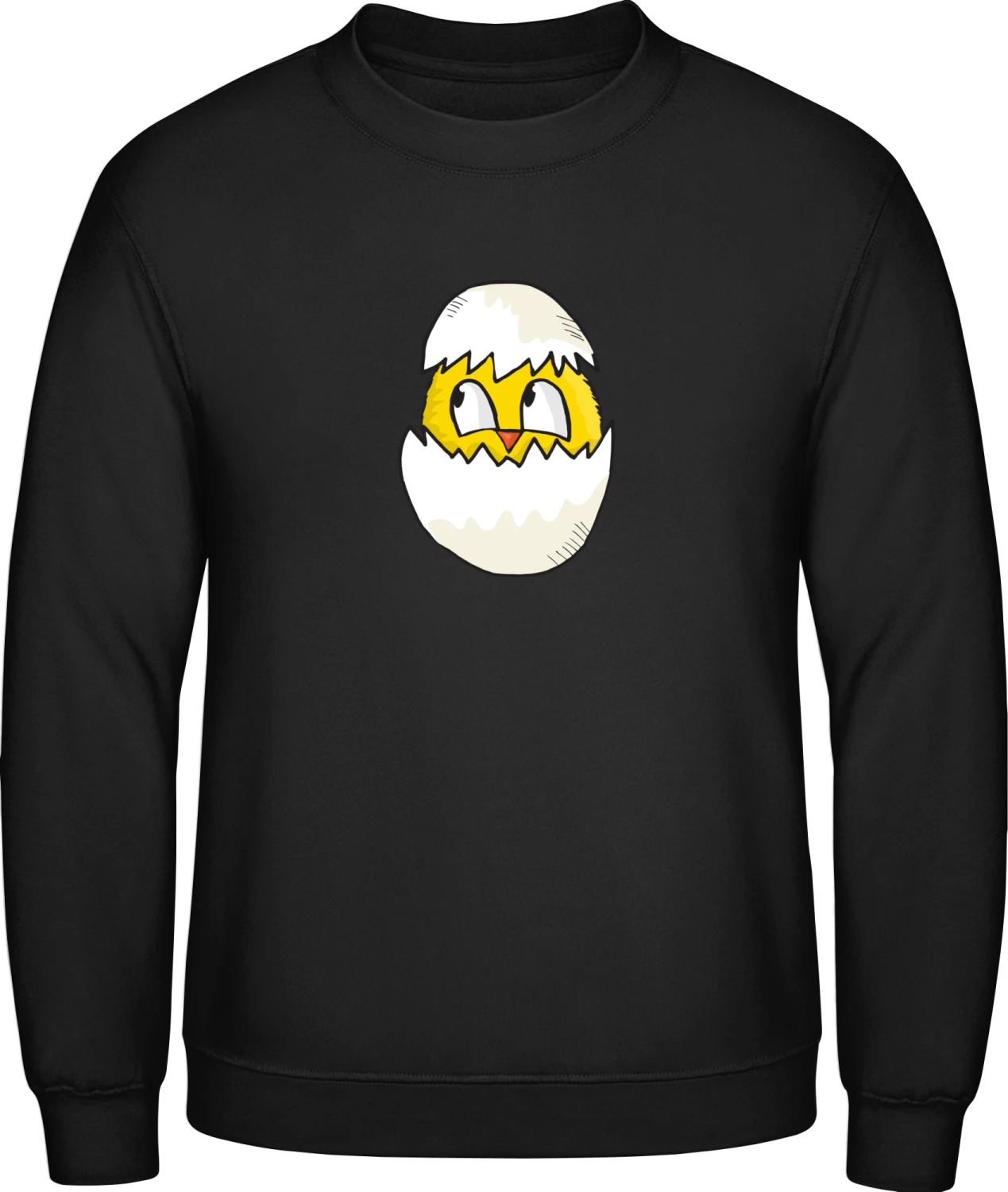 Easter Egg Illustration - Black AWDis sweatshirt Men - Front