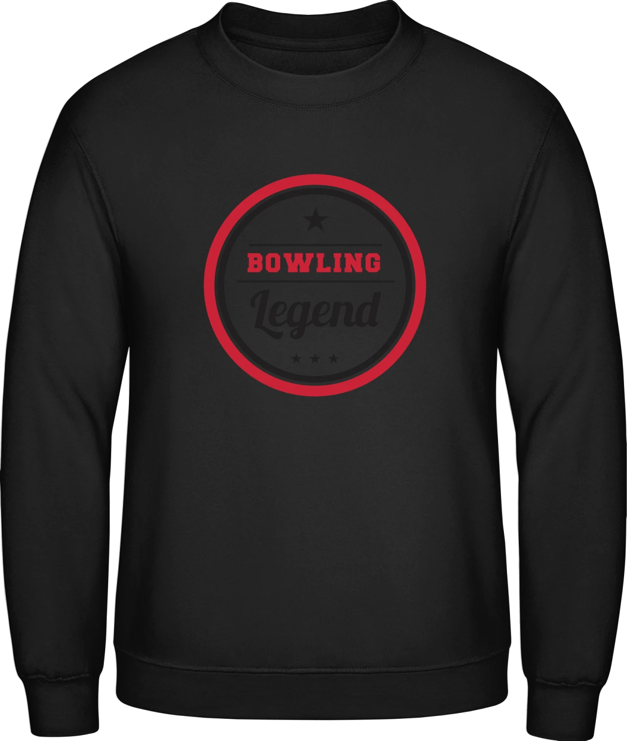 Bowling Legend - Black AWDis sweatshirt Men - Front