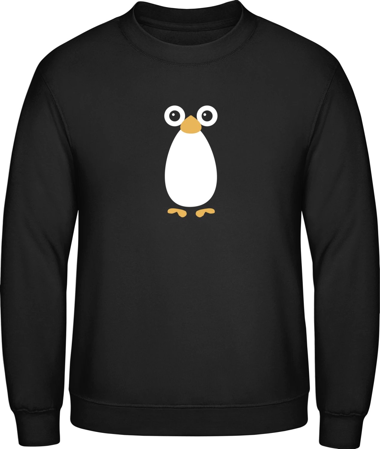 Penguin Effect - Black AWDis sweatshirt Men - Front