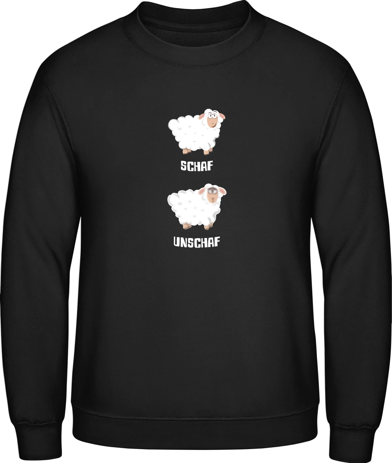 Schaf Unschaf - Black AWDis sweatshirt Men - Front
