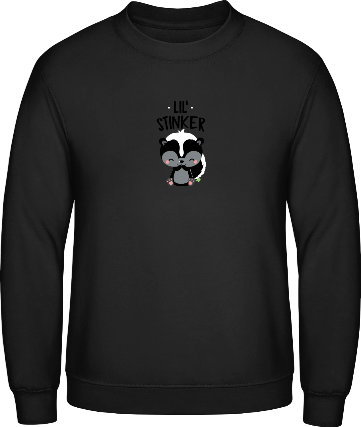 Lil' Stinker - Black AWDis sweatshirt Men - Front