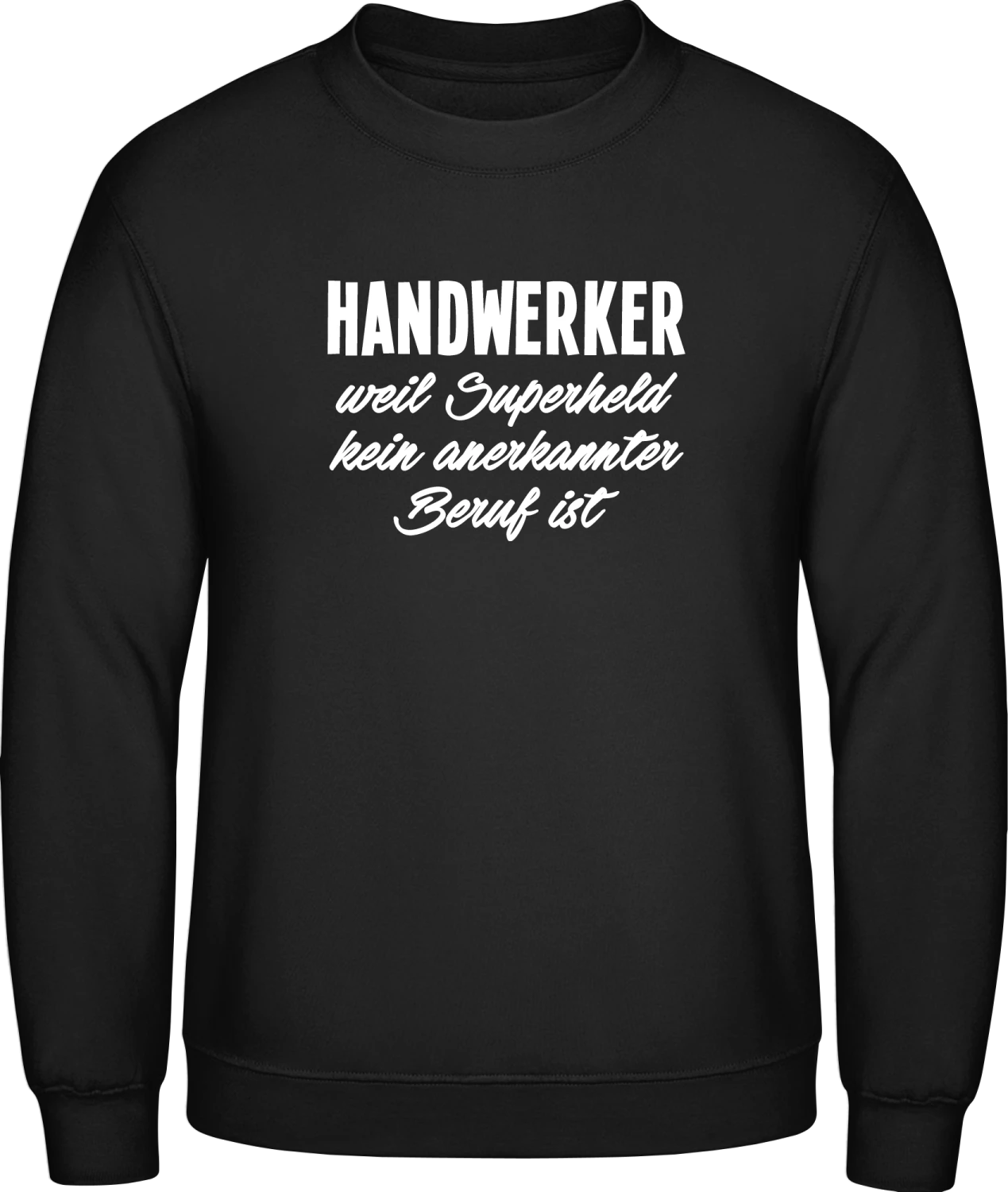 Handwerker weil - Black AWDis sweatshirt Men - Front