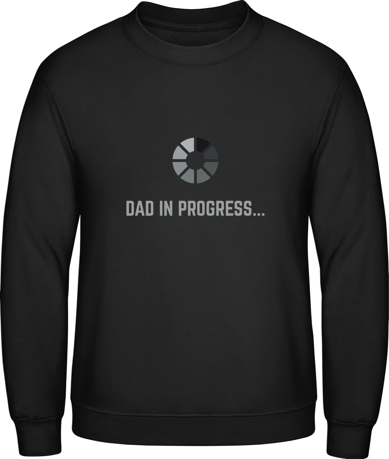 Dad In Progress - Black AWDis sweatshirt Men - Front