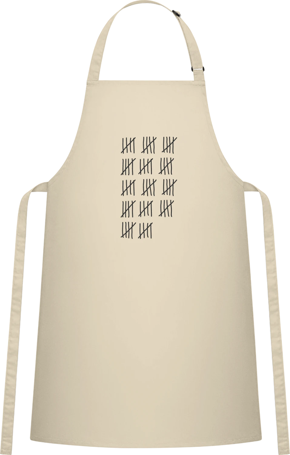 70 Birthday - Natural Cotton Bib Apron - Front