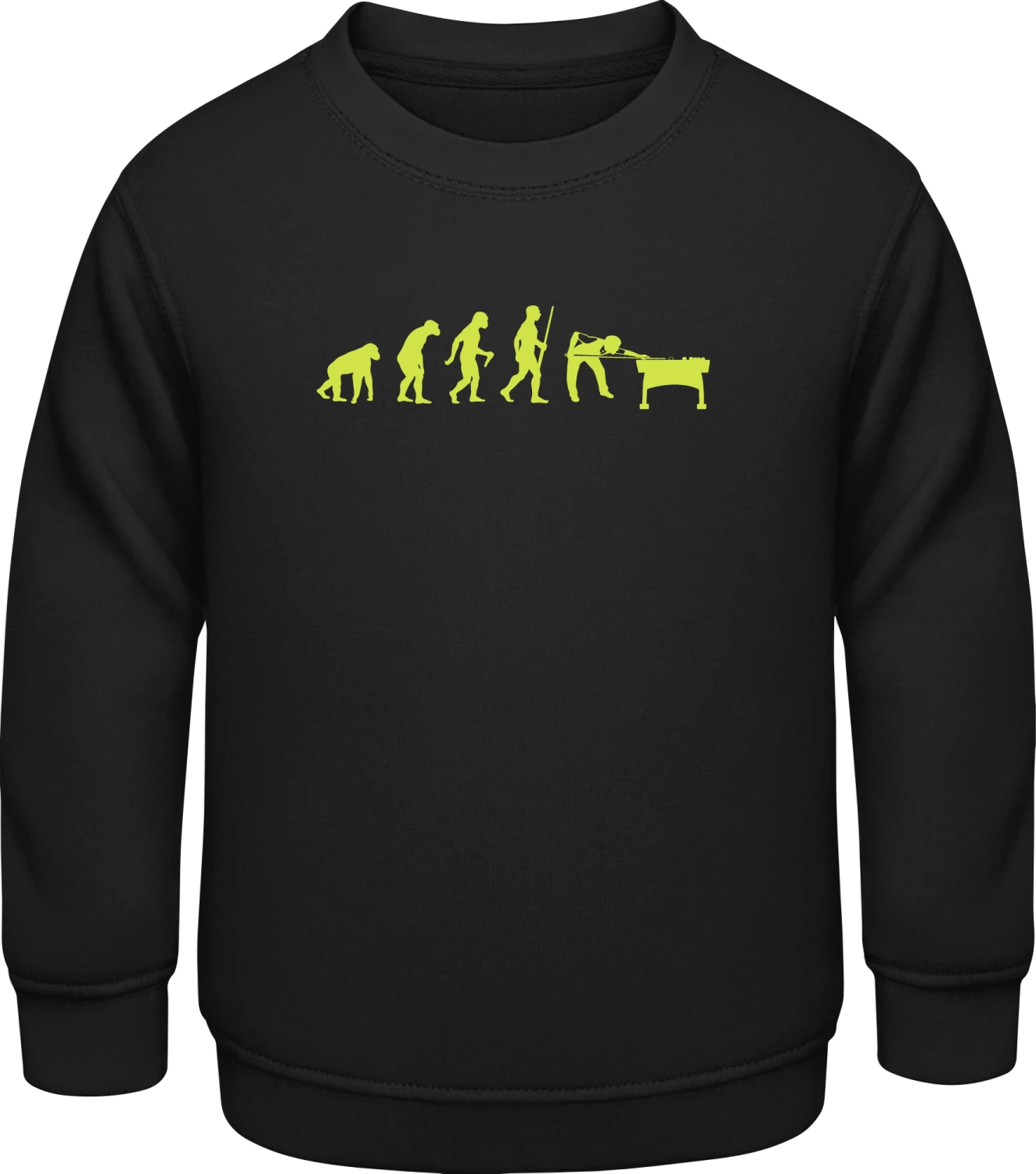 Billiards Evolution - Black AWDis Sweat kids - Front