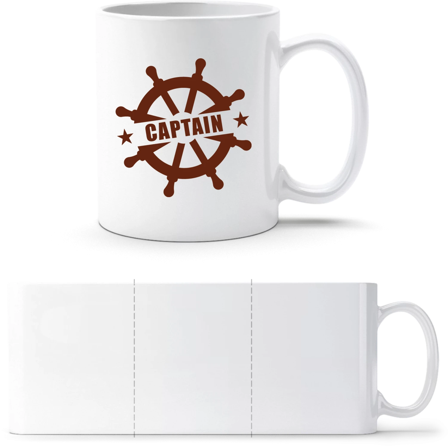 Ship Captain - White White mug - front