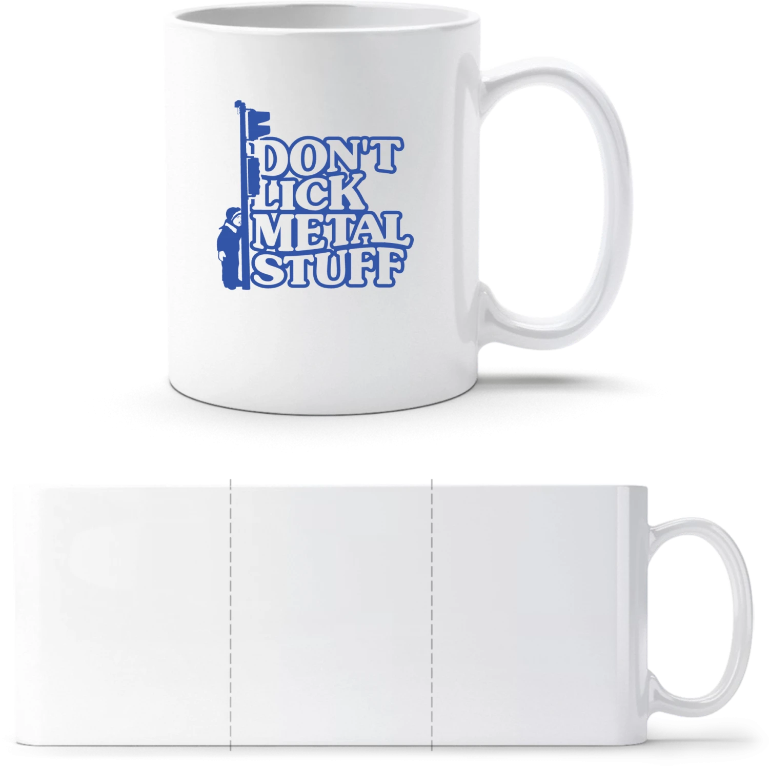 Lick Metal - White White mug - front