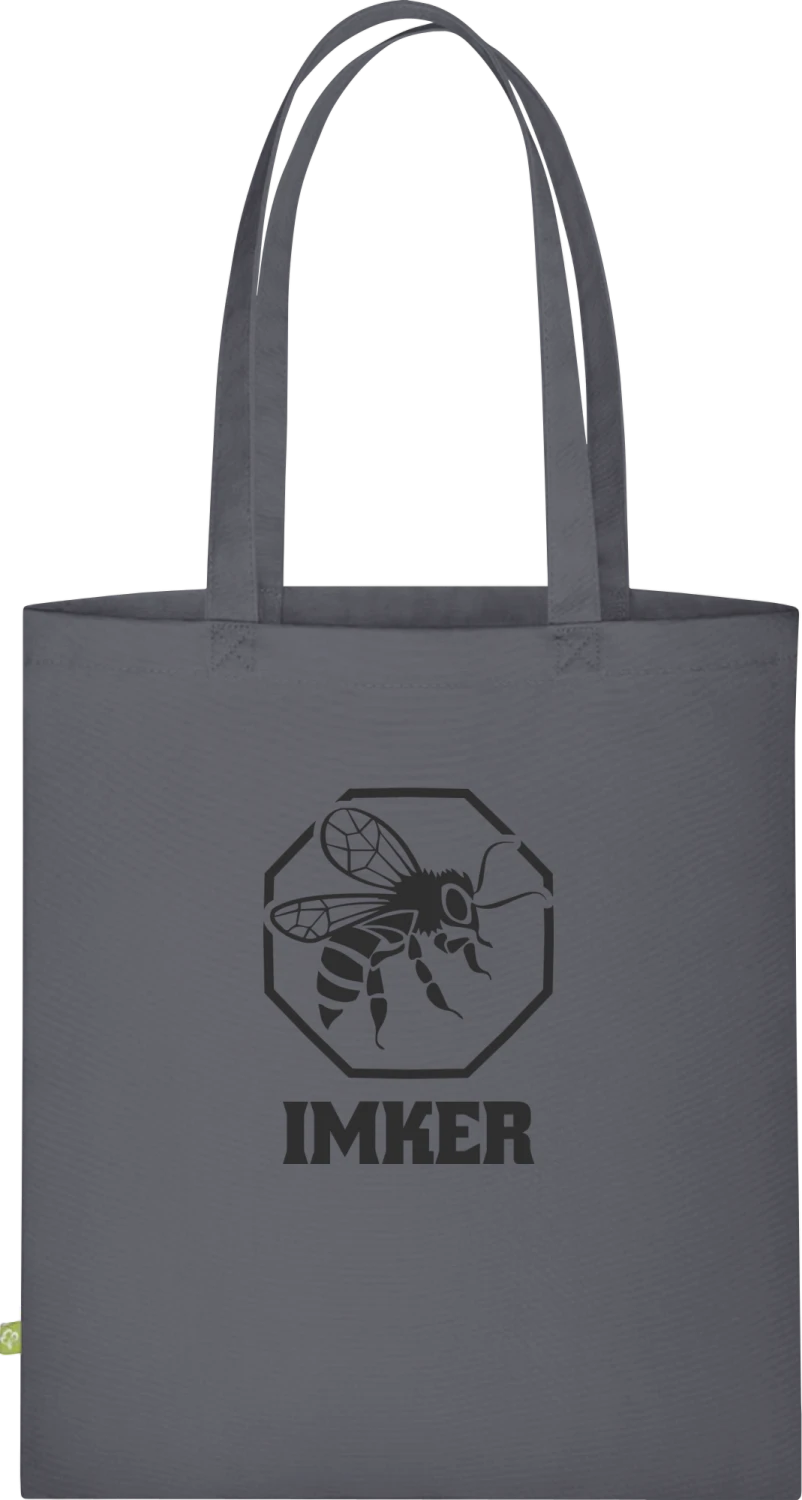 Imker - Graphite Grey Organic Bag for Life - Front
