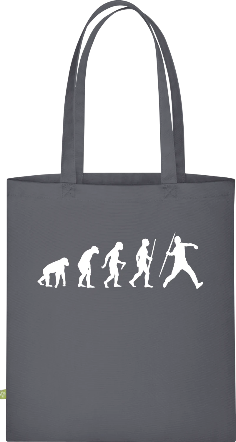 Javelin Throw Evolution - Graphite Grey Organic Bag for Life - Front
