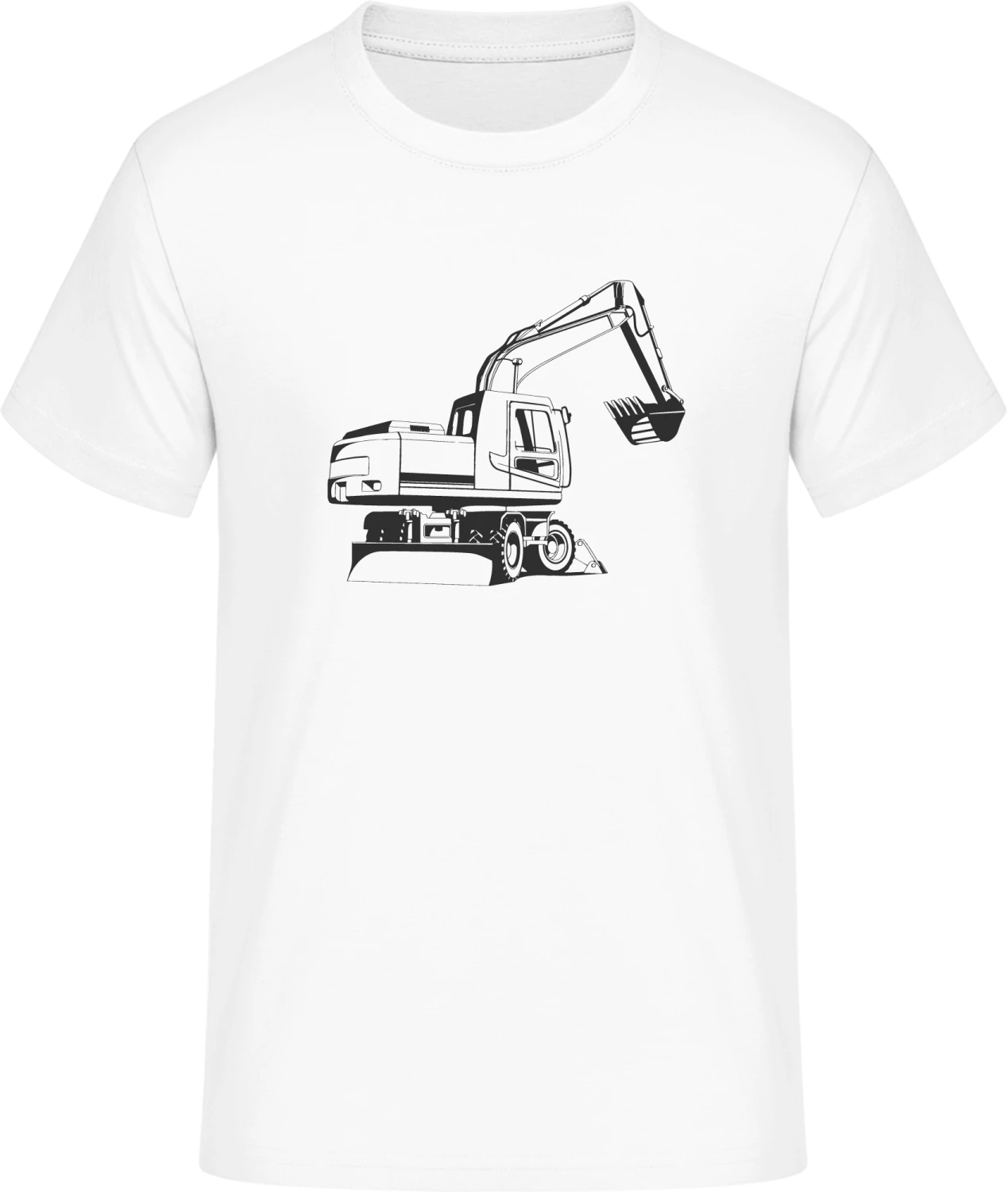 Excavator Detailed - Front_Weiß