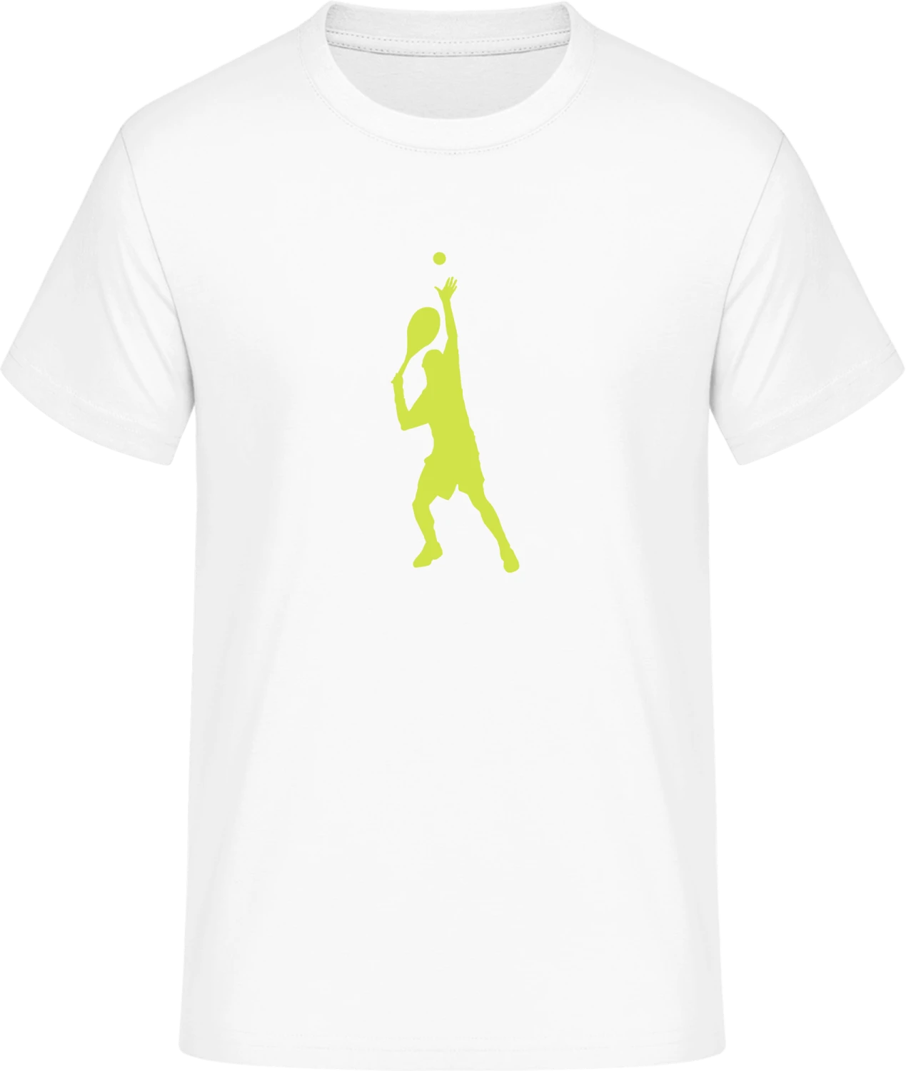 Tennis Silhoutte - Front_Weiß